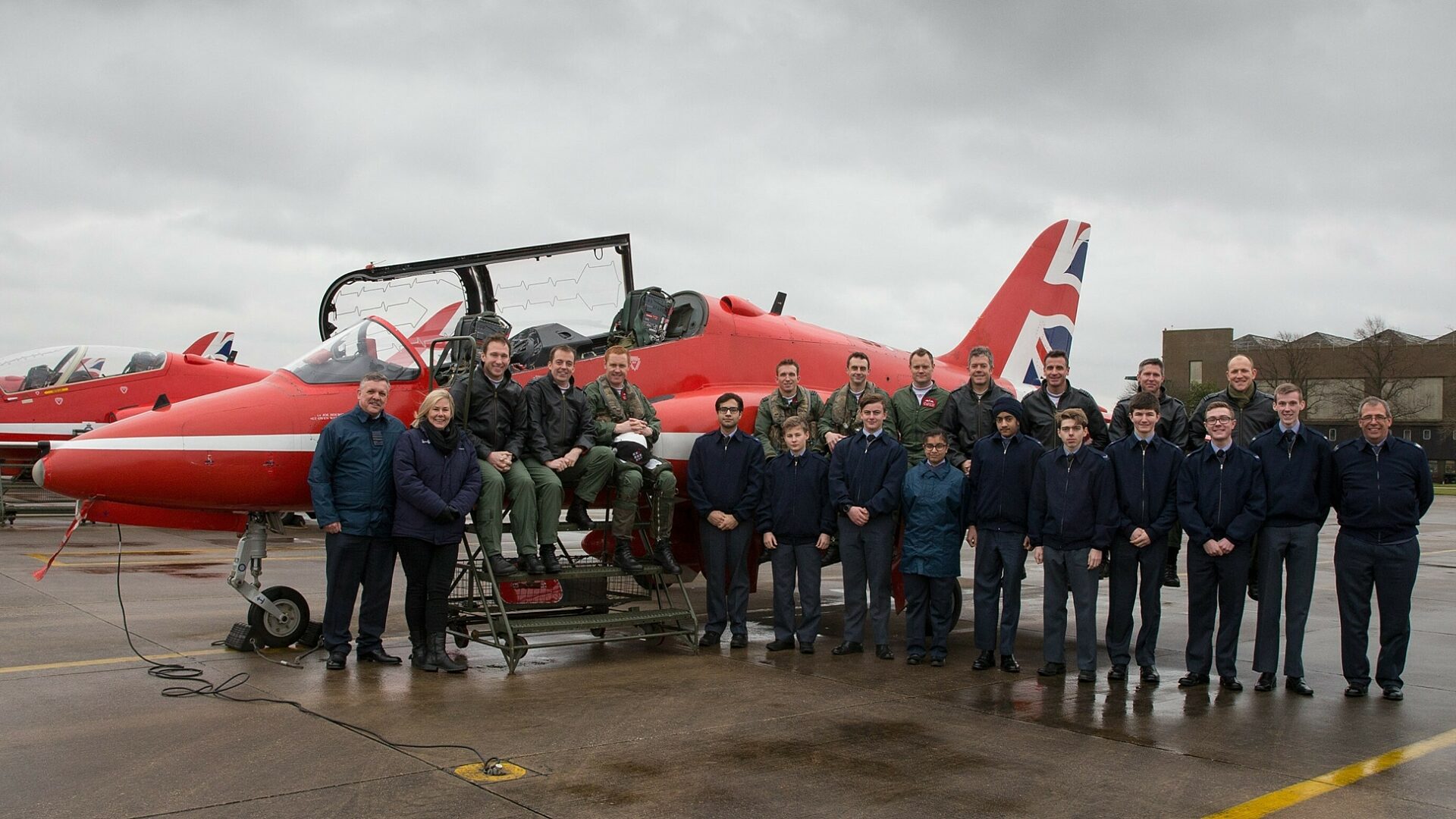 Cadets and Red Arrows 1