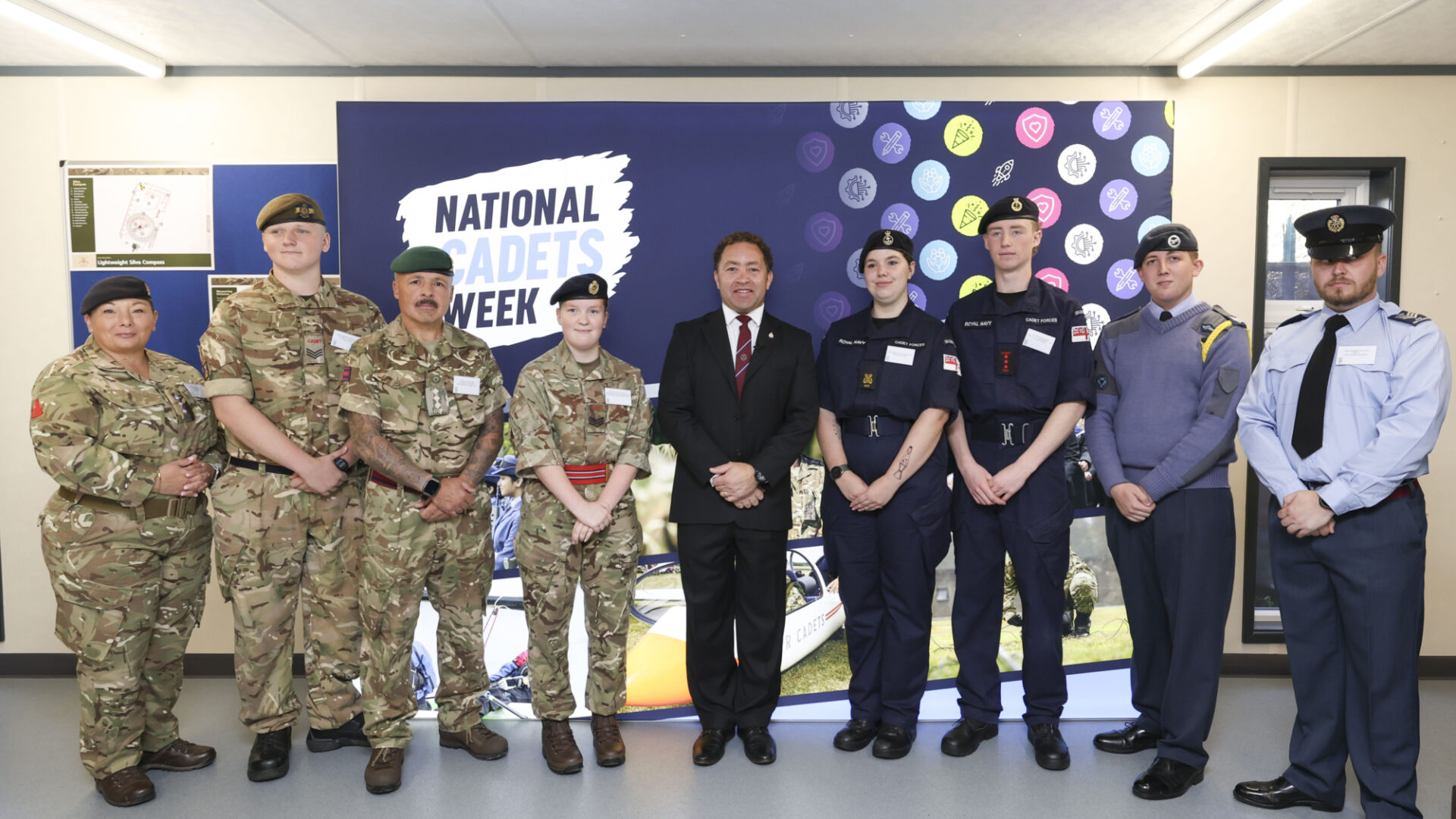 - Photographer: Sgt Tim Hammond - Copyright: MOD © Crown copyright 2026 - Description: The Parliamentary Under-Secretary of State (Minister for Veterans and People) Calvin Bailey visits the newly opened Joint Cadet Centre at Hastings hosted by Brig Anthony Lamb and Cadets from all three services.