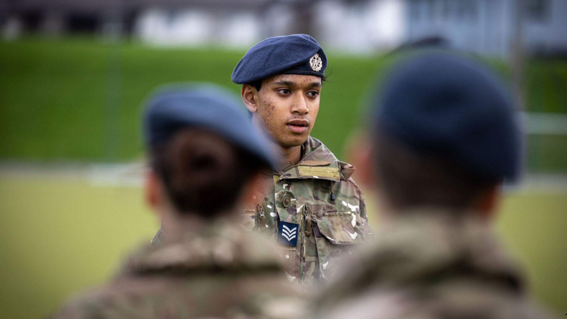 Drill Practice Instructions by a Cadet
