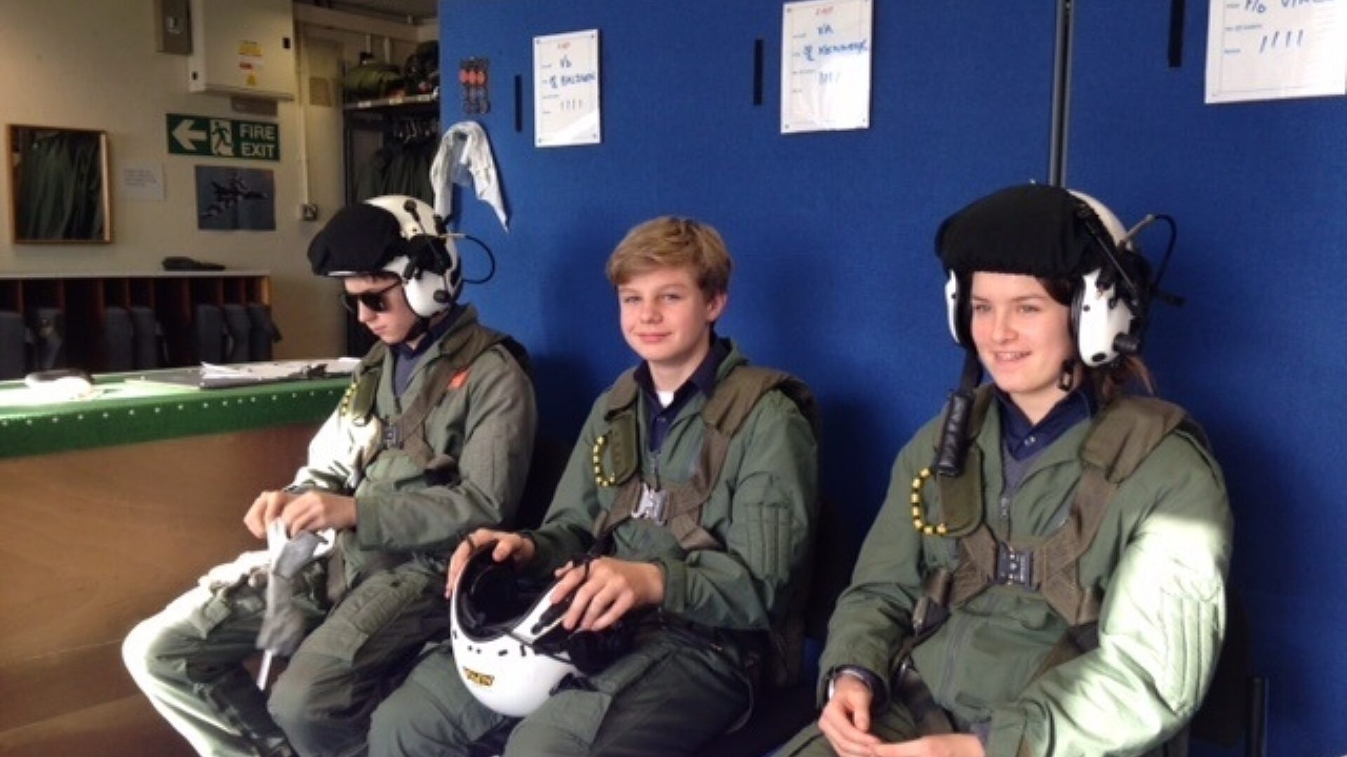 Lancing College CCF pupils 2 1