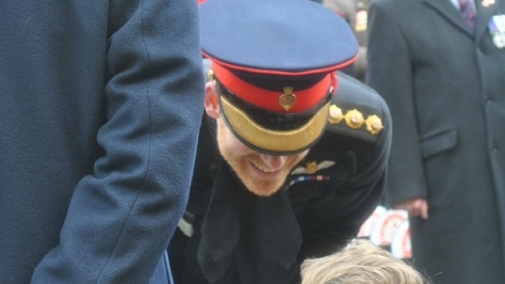 Prince Harry with young Henry 1