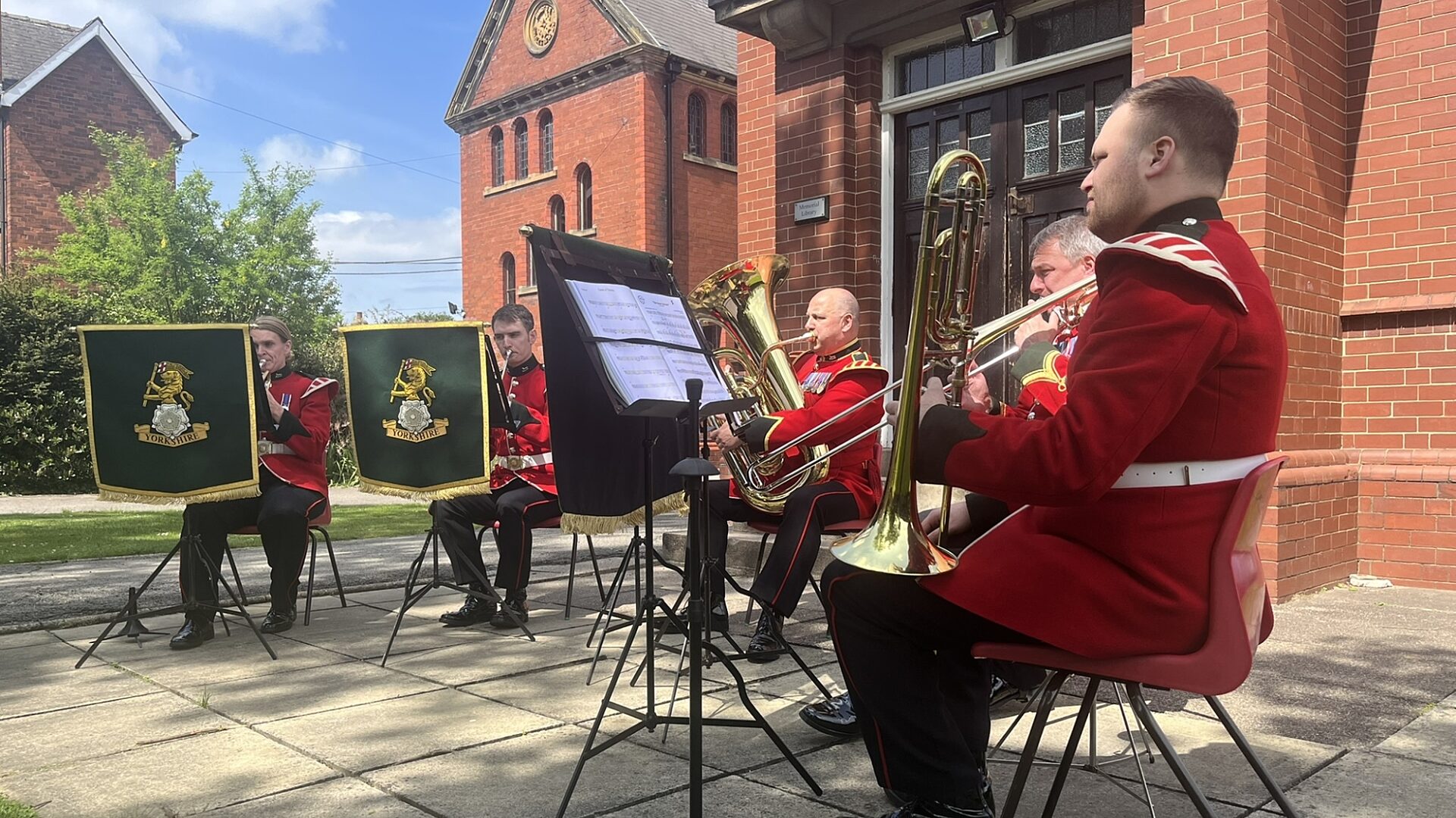 5-piece ensemble from The Royal Yorkshire Regiment Band