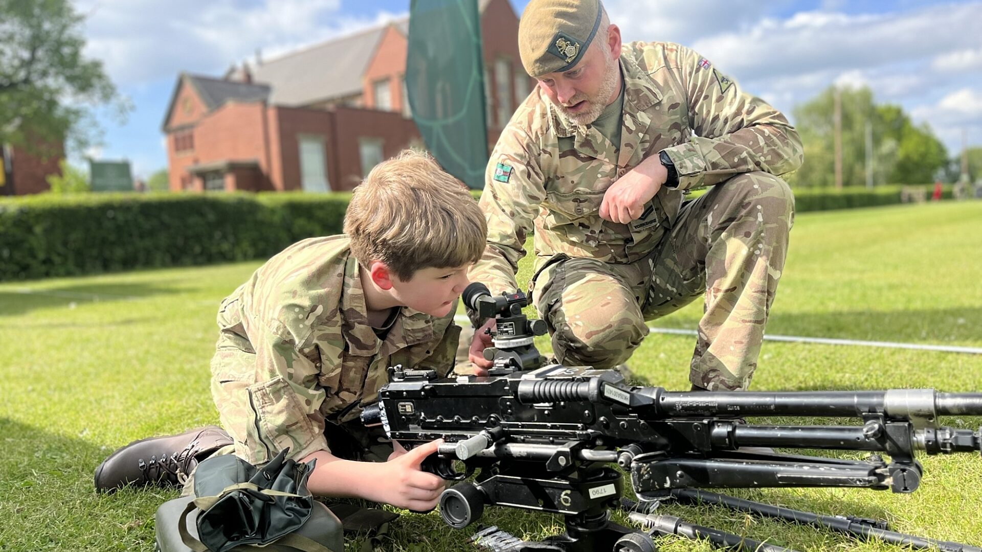 Weapons stand hosted Read School CCF Cadets