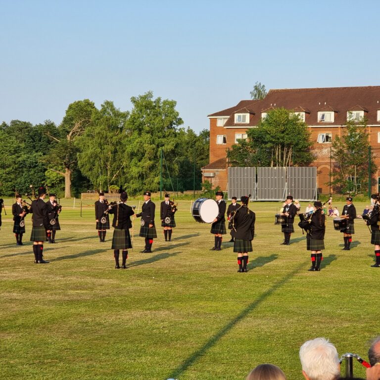 2023 06 14 Aldershot Garrison Beating Retreat at the Army Cricket Ground 7
