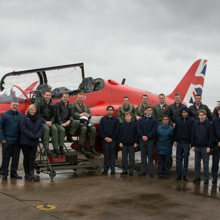 Cadets and Red Arrows 1