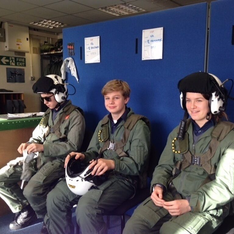 Lancing College CCF pupils 2 1