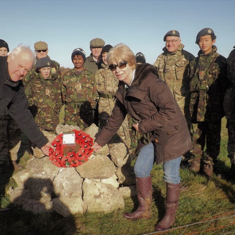 Lord Lt Owner and Cadets planting trees for OP Relect 2 1