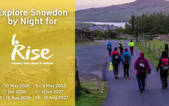 RISE Challenge Events Snowdon by night