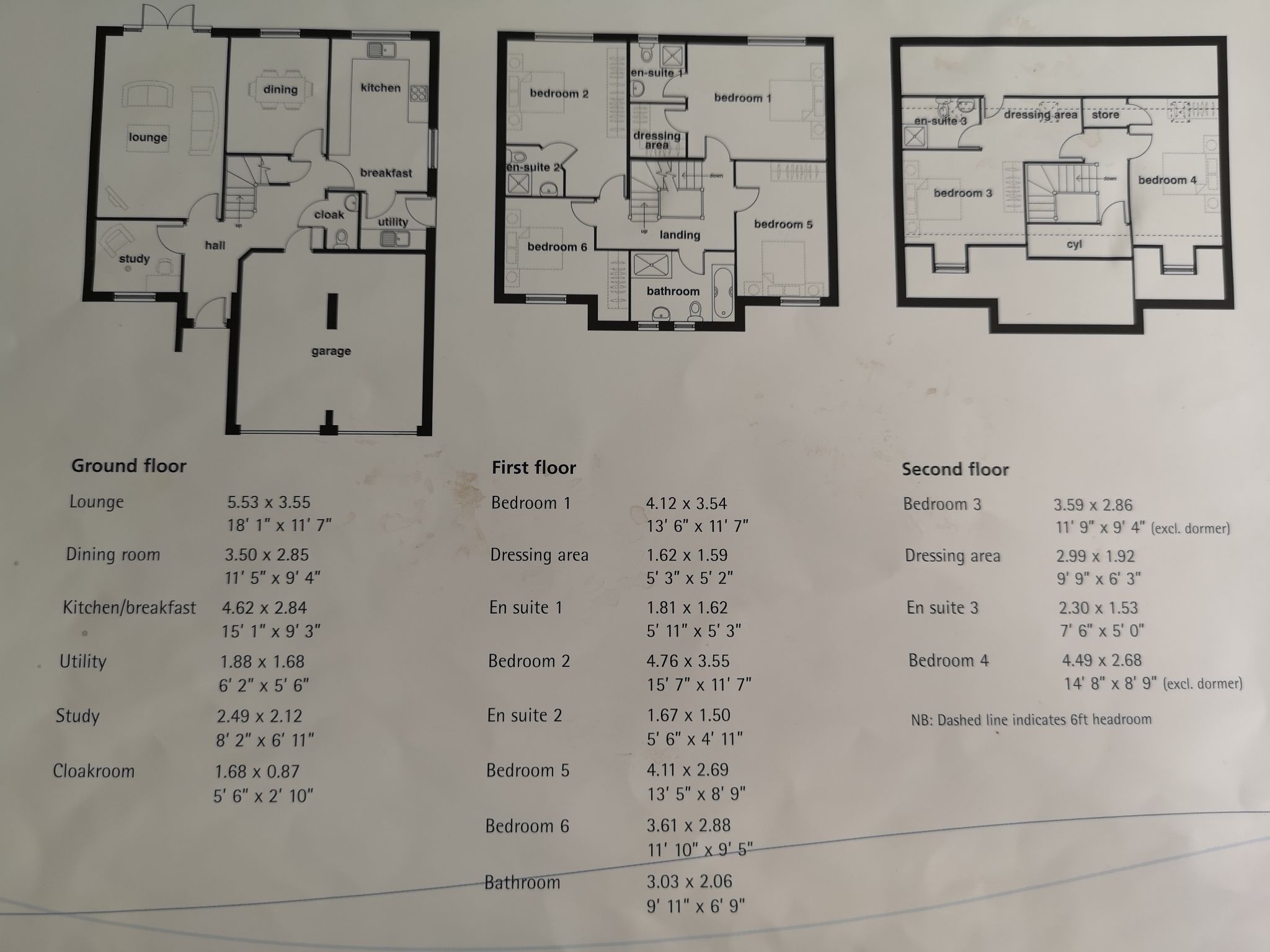 6 bedroom detached house For Sale in Todmorden - Floorplan 1