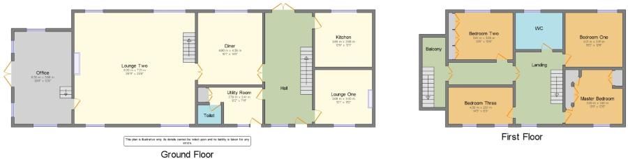 4 bedroom detached house Sale Agreed in Todmorden - Floorplan 1