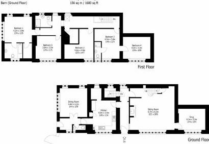 5 bedroom link detached house For Sale in Todmorden - Floorplan 1