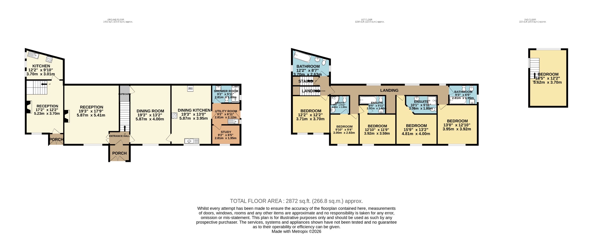 4 bedroom detached house For Sale in Todmorden - Floorplan 1.
