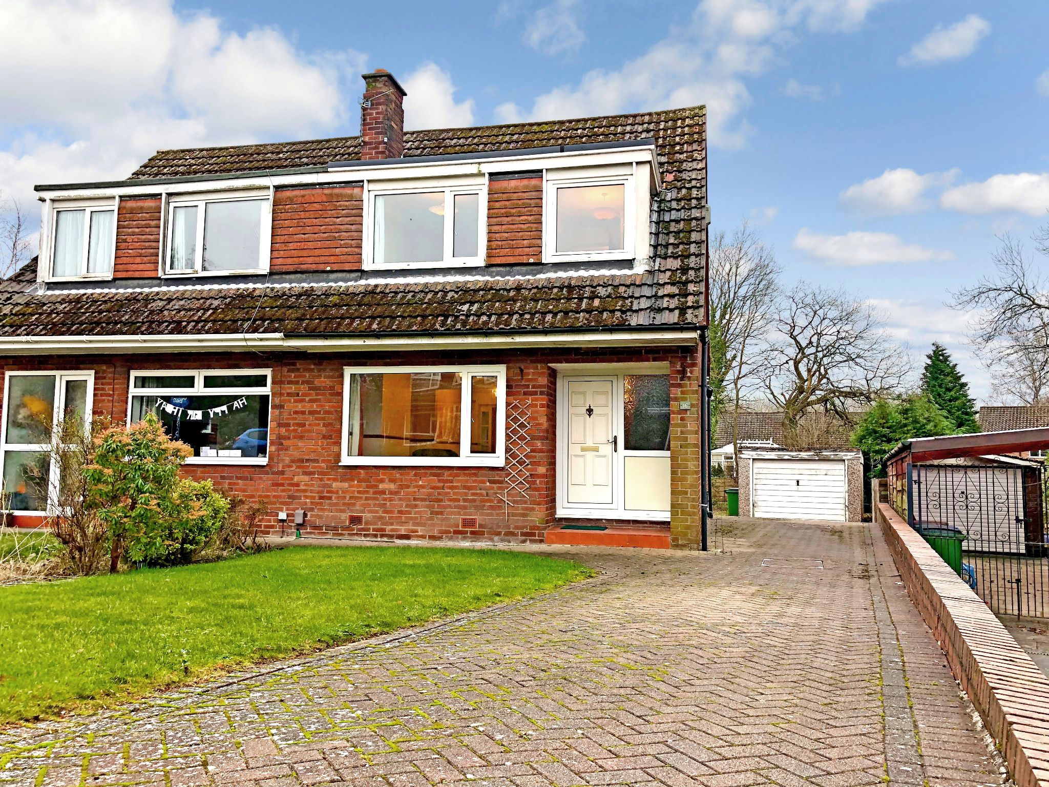 3 Bed Semi-detached House For Sale - Front Elevation