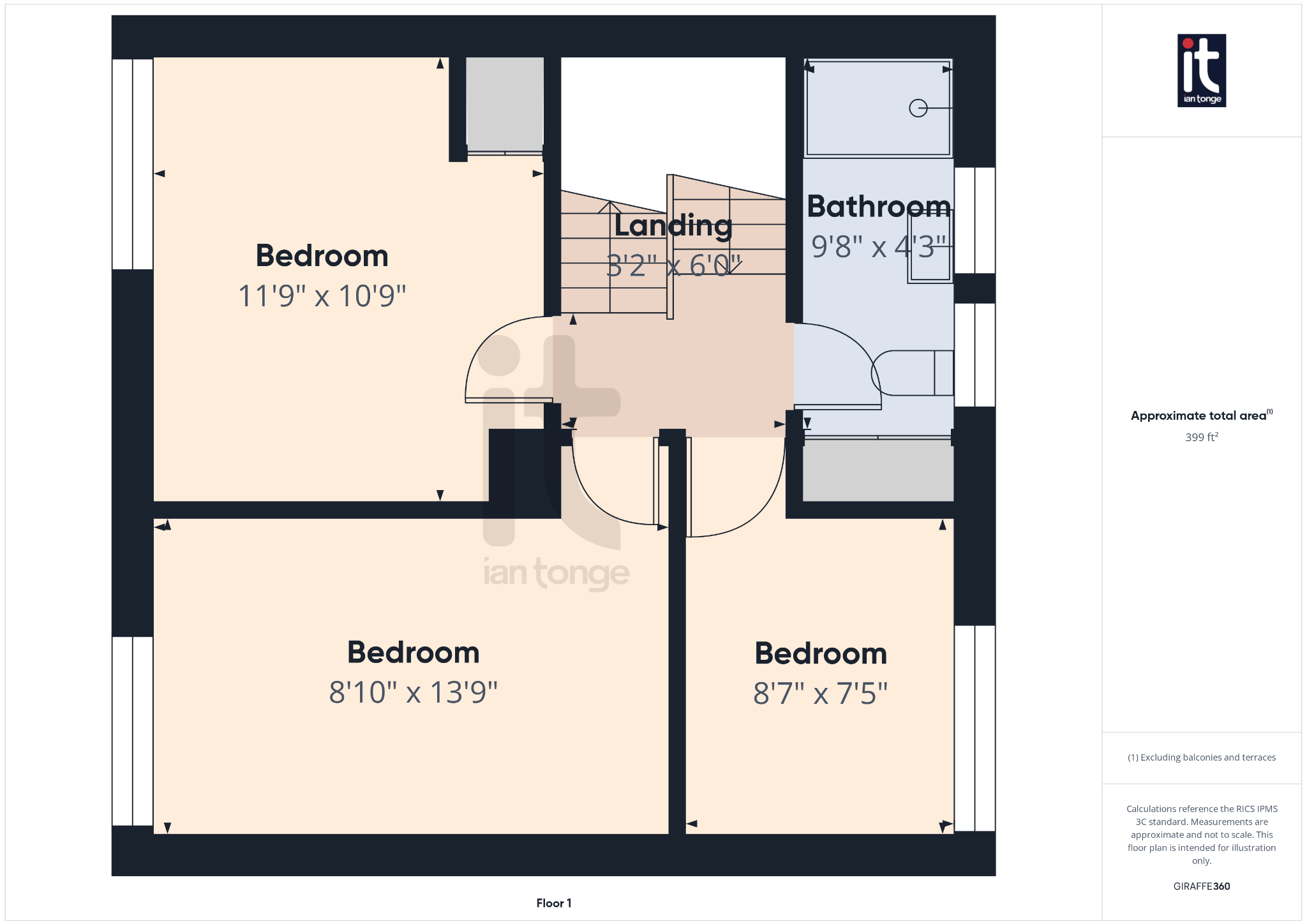 3 bedroom mews house For Sale in Stockport - Floorplan 3.