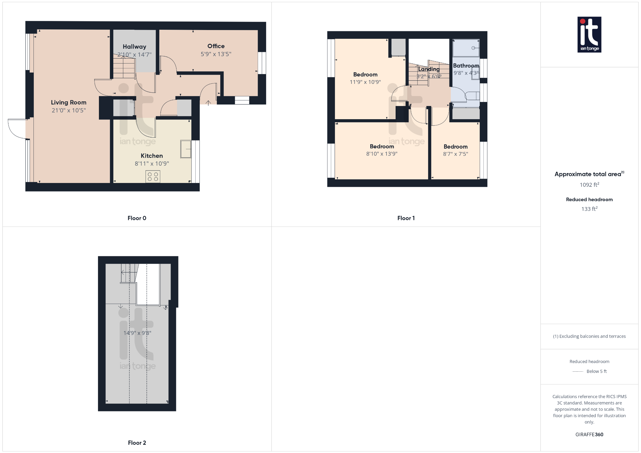 3 bedroom mews house For Sale in Stockport - Floorplan 1.