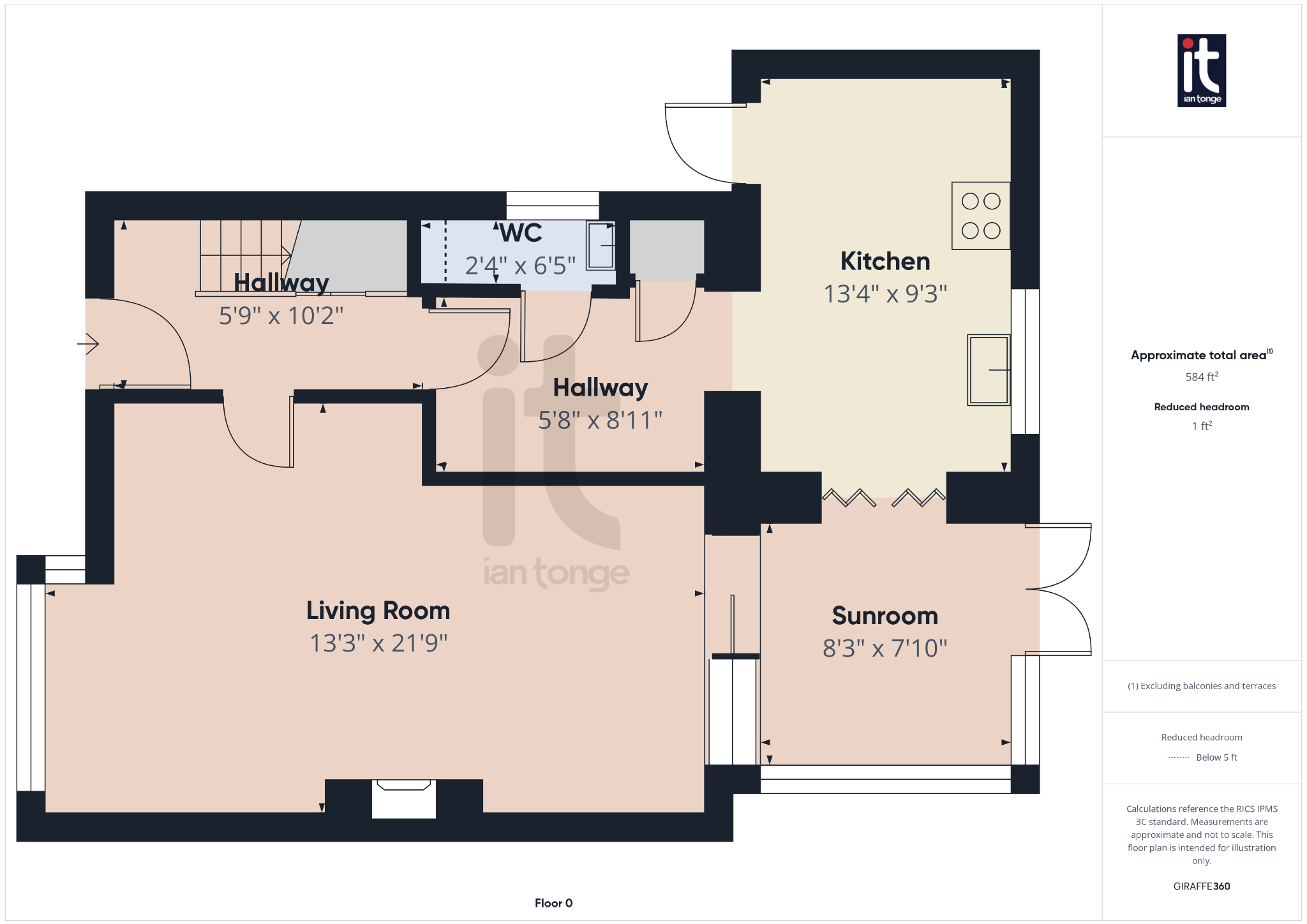 3 bedroom semi-detached house For Sale in Stockport - Floorplan 1.
