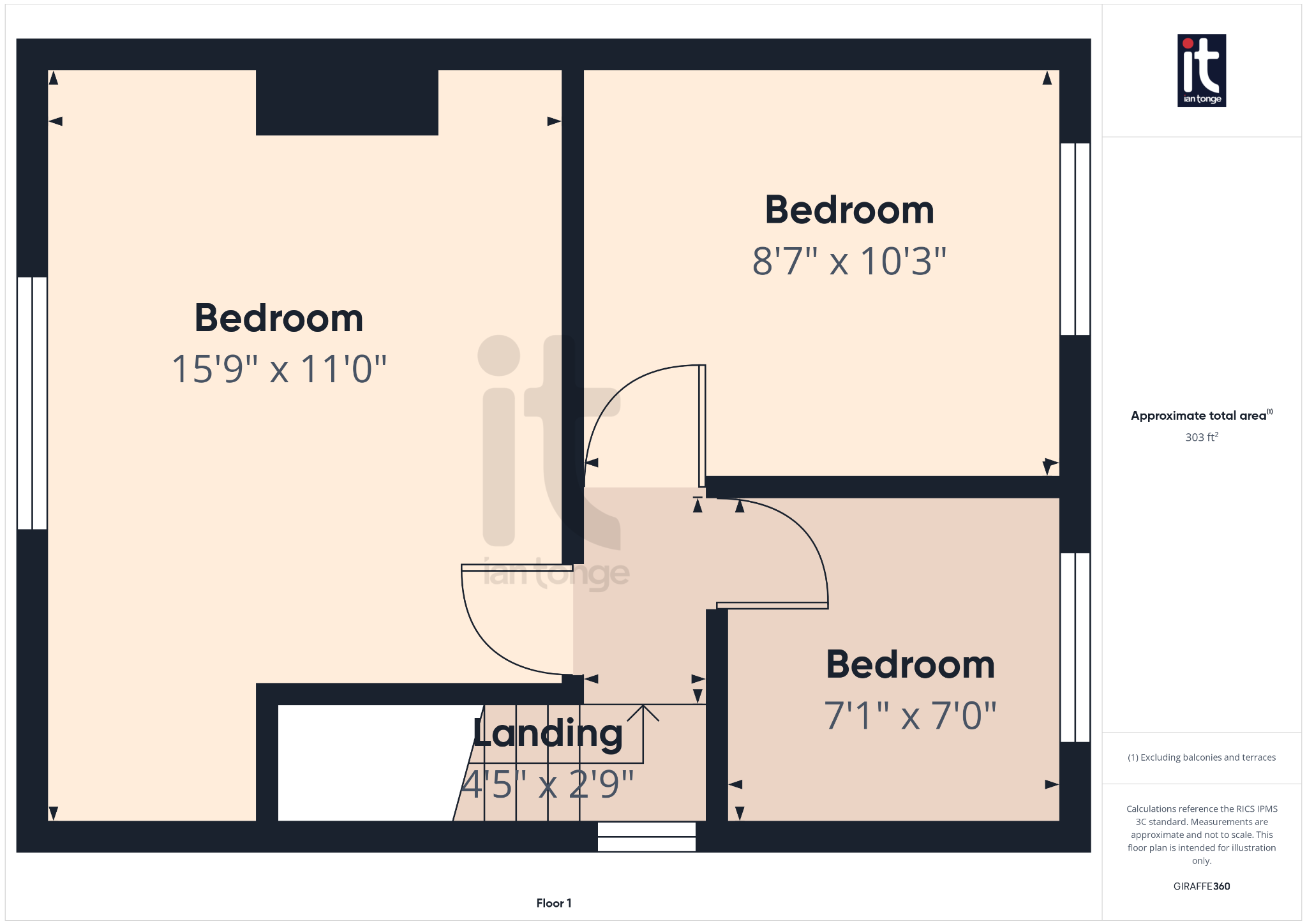3 bedroom semi-detached house For Sale in Stockport - Floorplan 3.