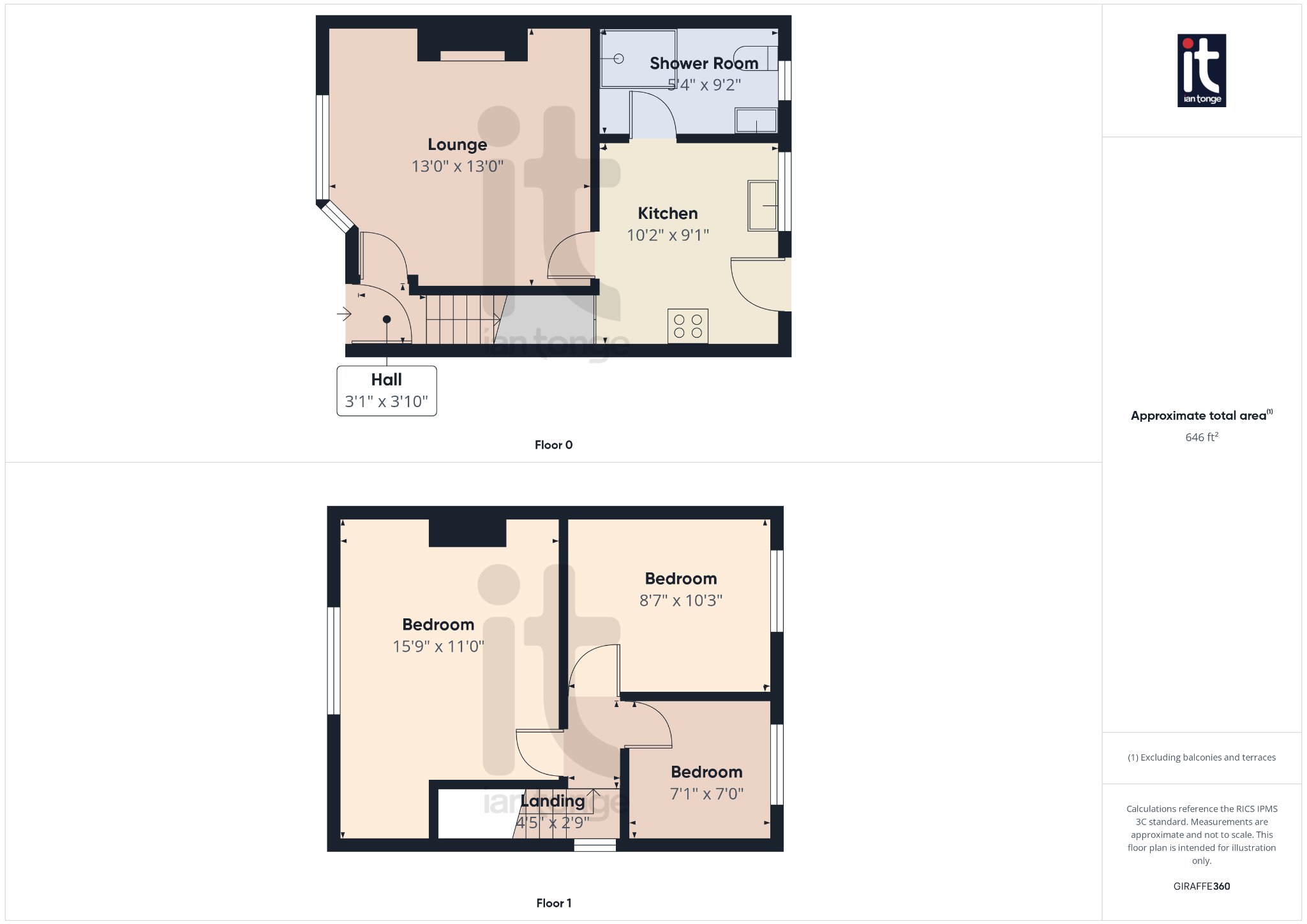 3 bedroom semi-detached house For Sale in Stockport - Floorplan 1.