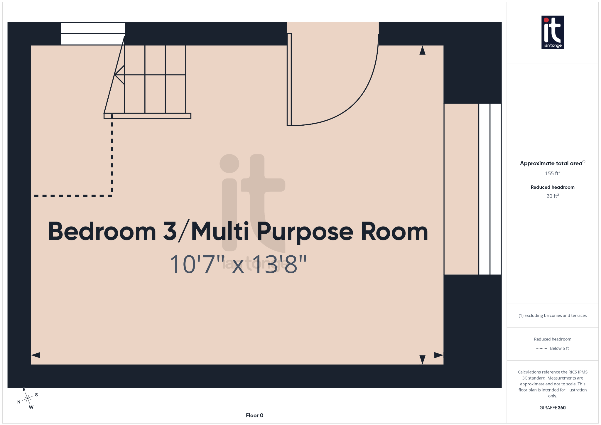 3 bedroom link detached bungalow For Sale in Stockport - Floorplan 2.
