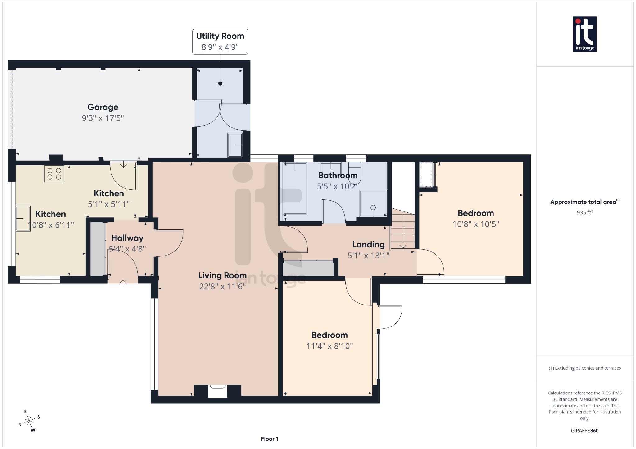 3 bedroom link detached bungalow For Sale in Stockport - Floorplan 3.
