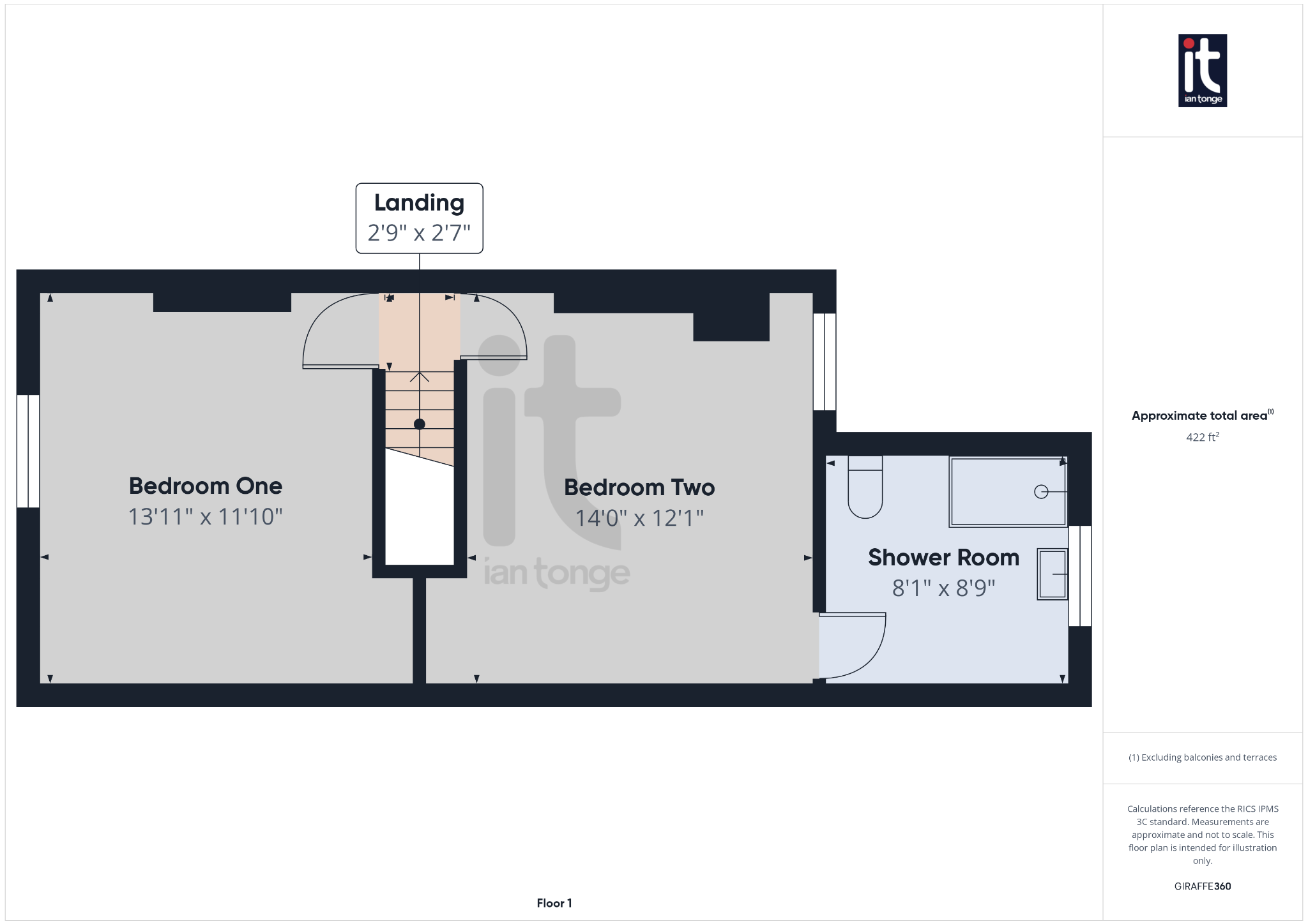 2 bedroom end terraced house For Sale in Stockport - Floorplan 2.