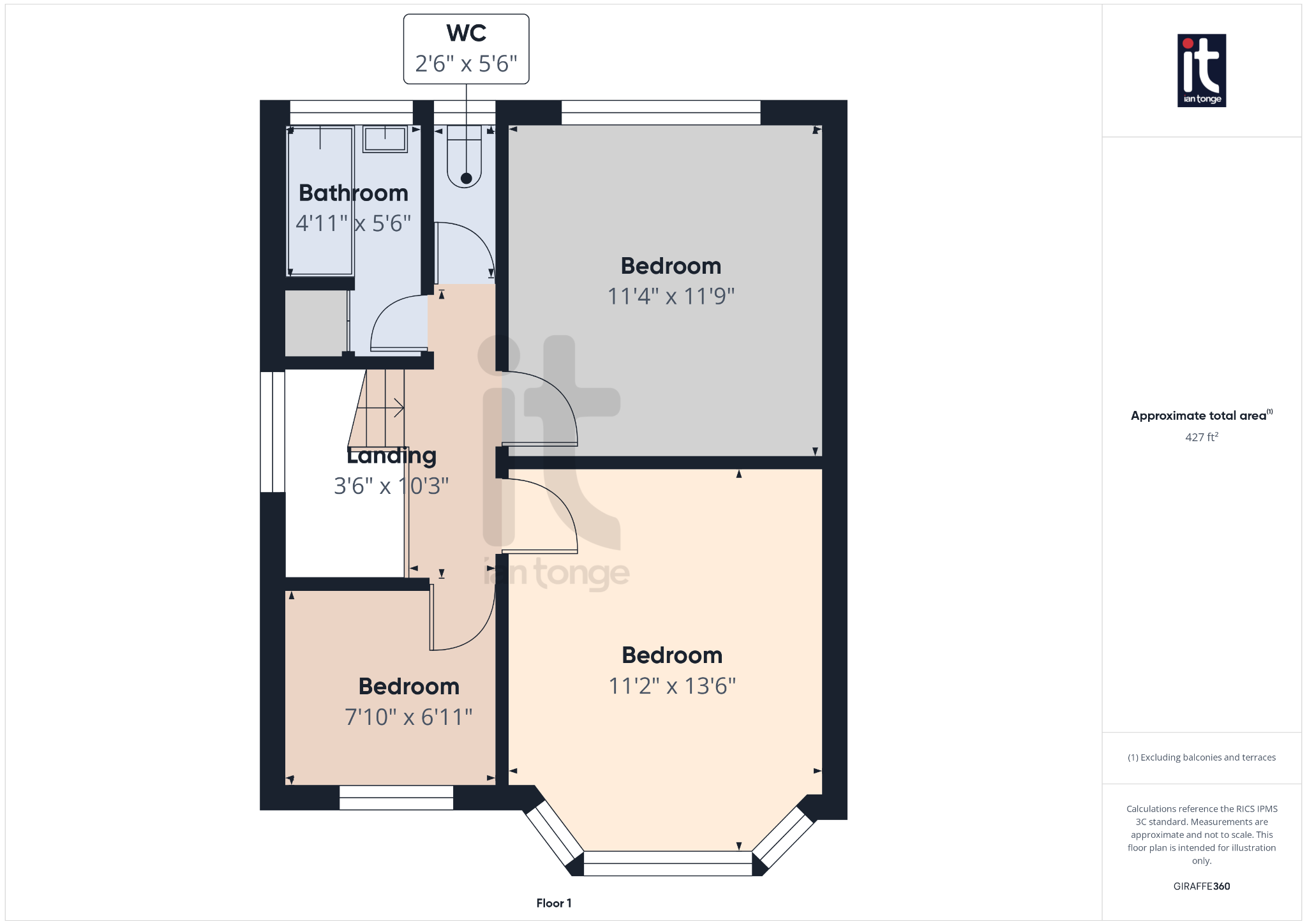 3 bedroom link detached house For Sale in Stockport - Floorplan 2.