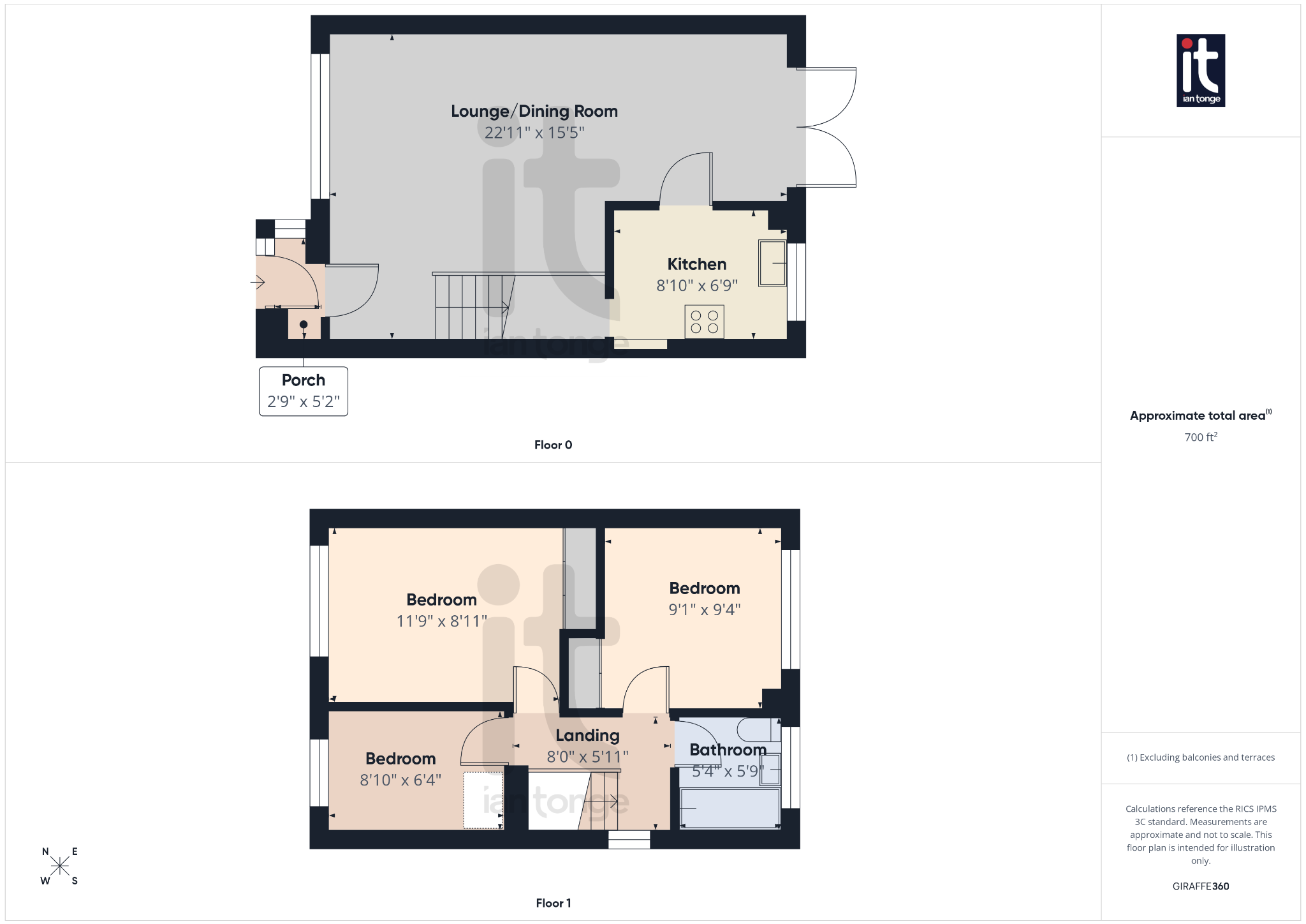 3 bedroom semi-detached house For Sale in Stockport - Floorplan 1.