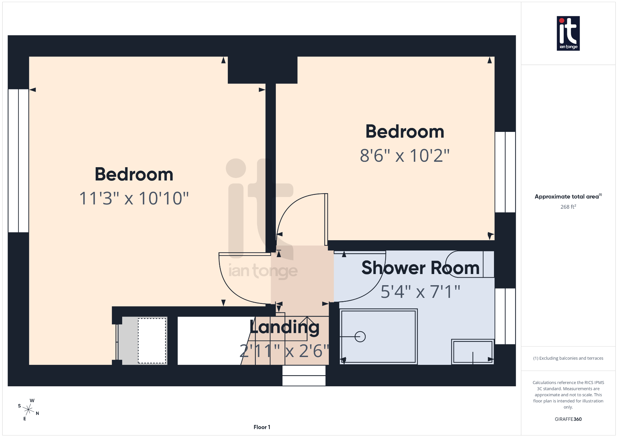 2 bedroom semi-detached house For Sale in Stockport - Floorplan 3.