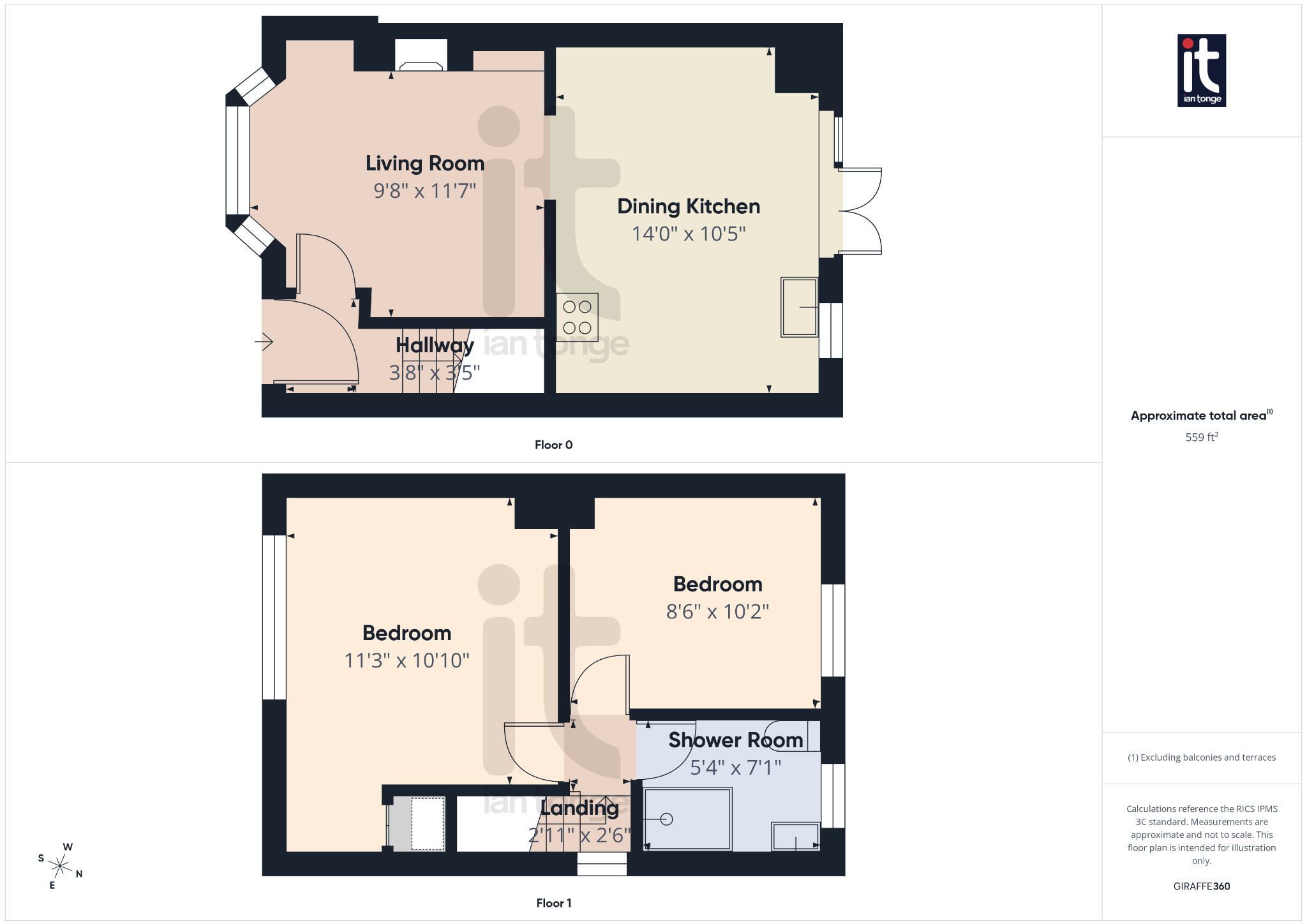 2 bedroom semi-detached house For Sale in Stockport - Floorplan 1.