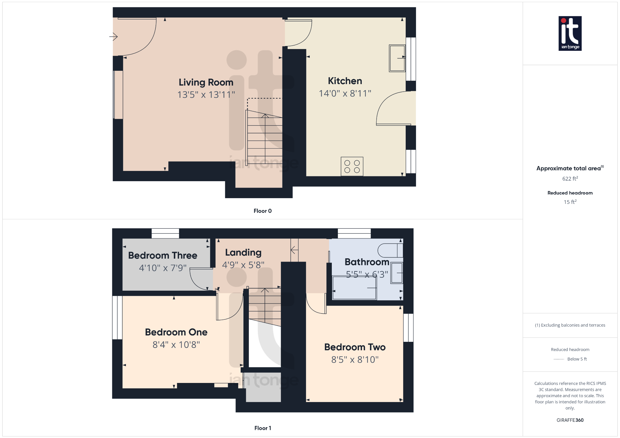 3 bedroom end terraced house For Sale in Stockport - Floorplan 1.
