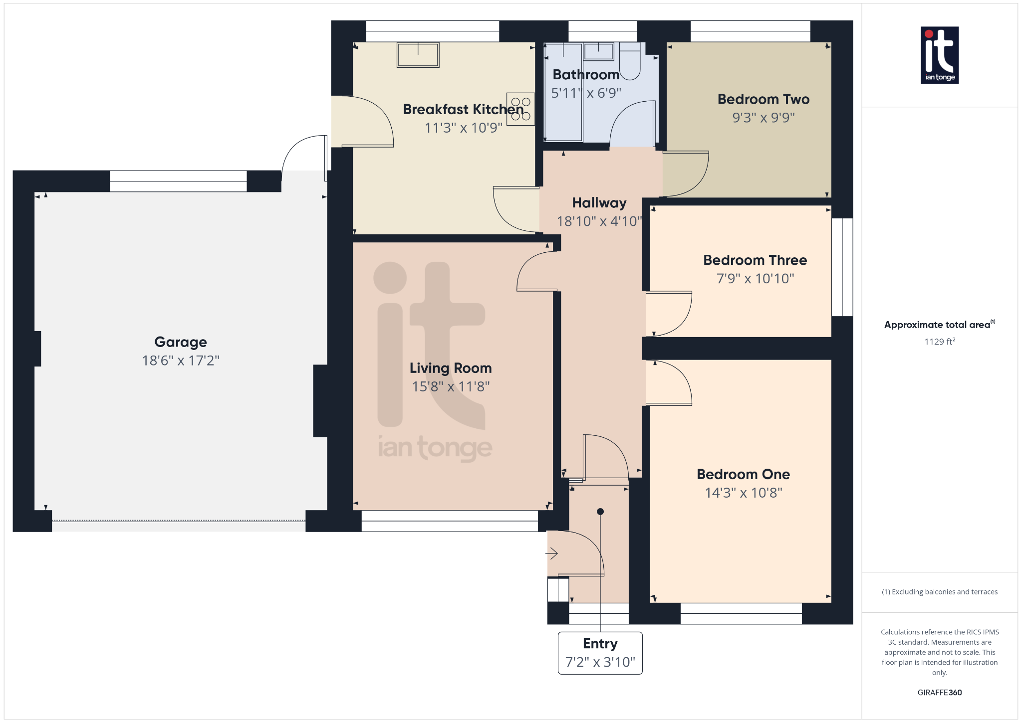 3 bedroom detached bungalow For Sale in Stockport - Floorplan 1.
