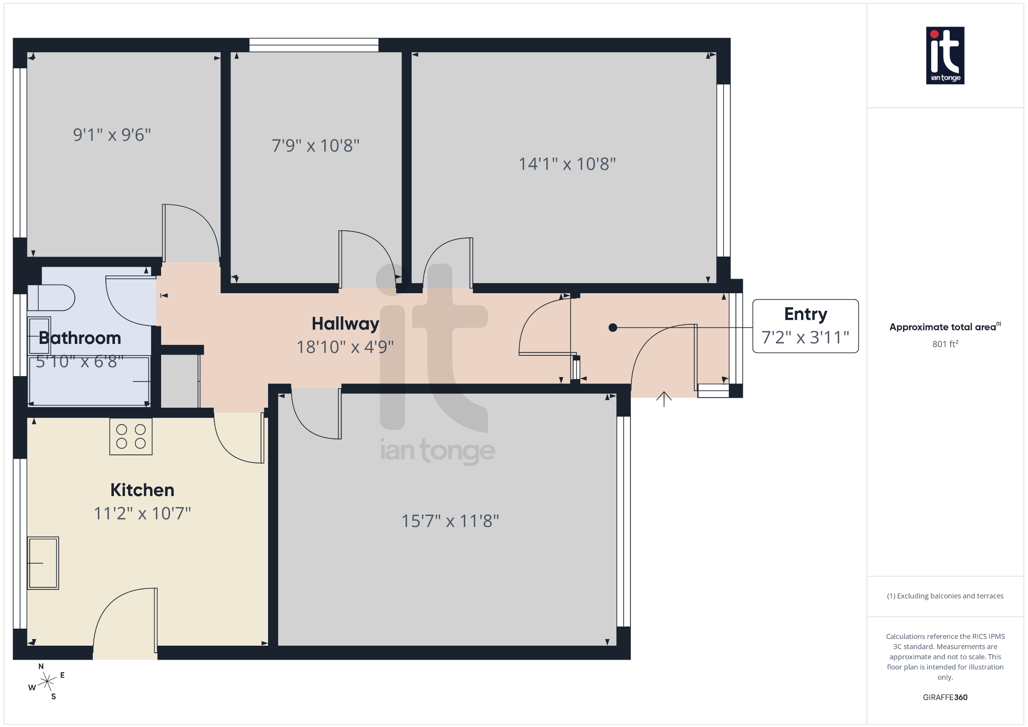 3 bedroom detached bungalow For Sale in Stockport - Floorplan 1.