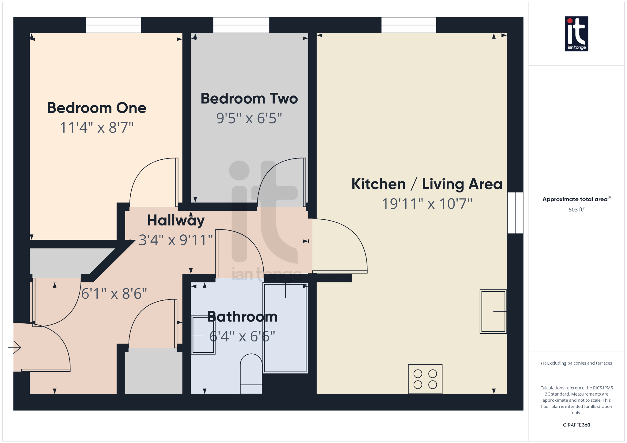 2 bedroom apartment flat/apartment For Sale in Stockport - Floorplan 1.