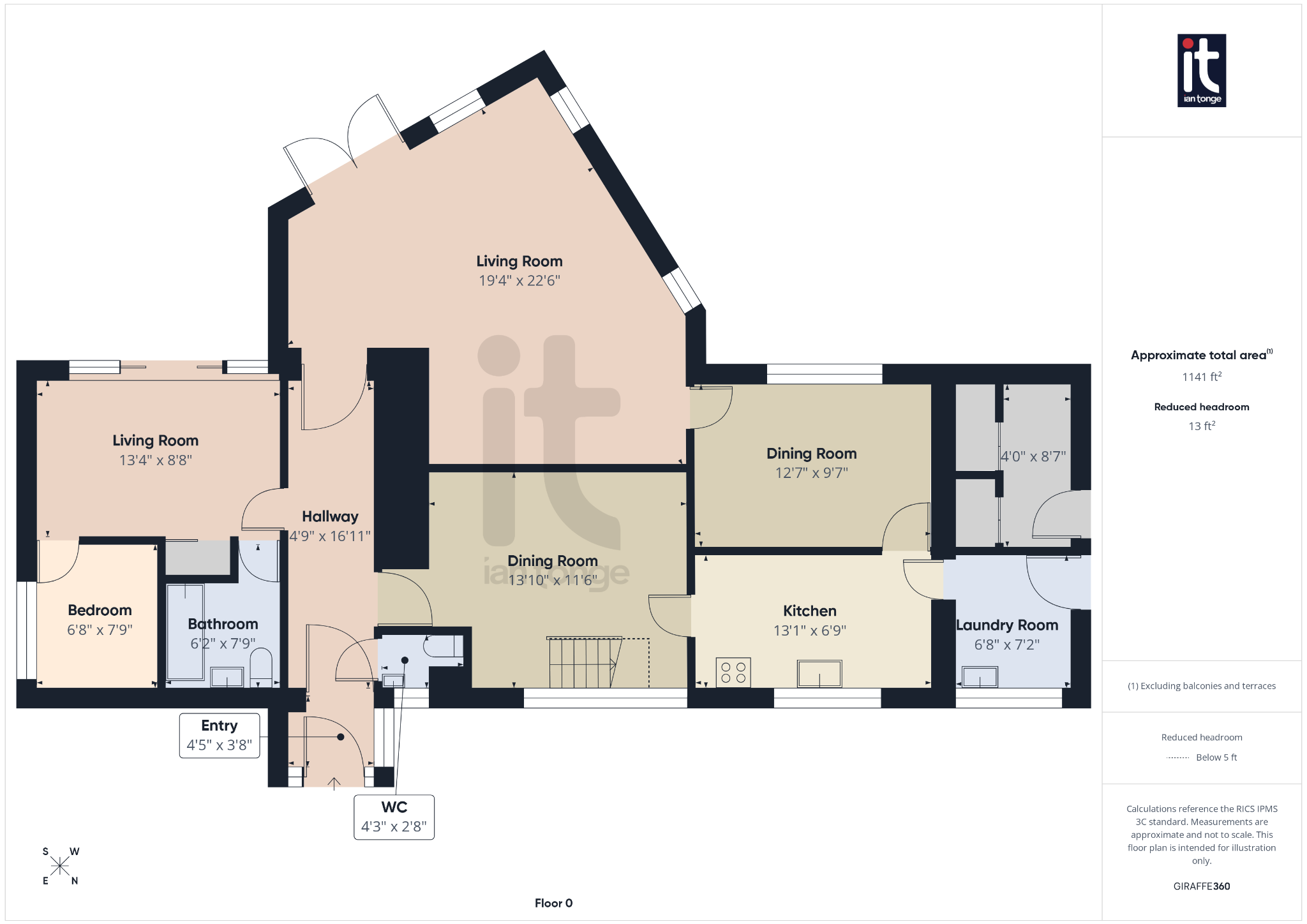 4 bedroom detached house For Sale in Cheshire East - Floorplan 1.