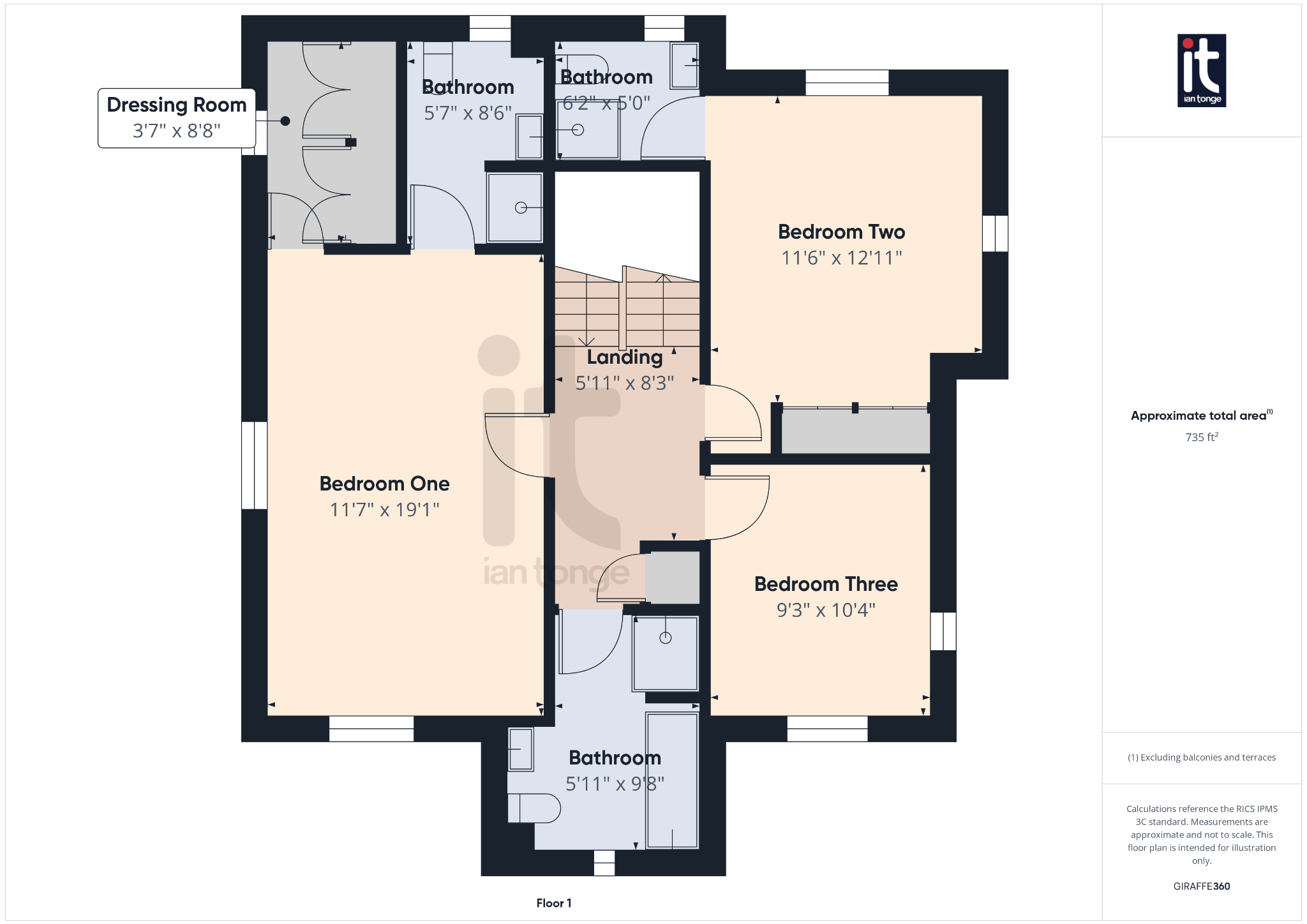 5 bedroom detached house For Sale in Stockport - Floorplan 3.