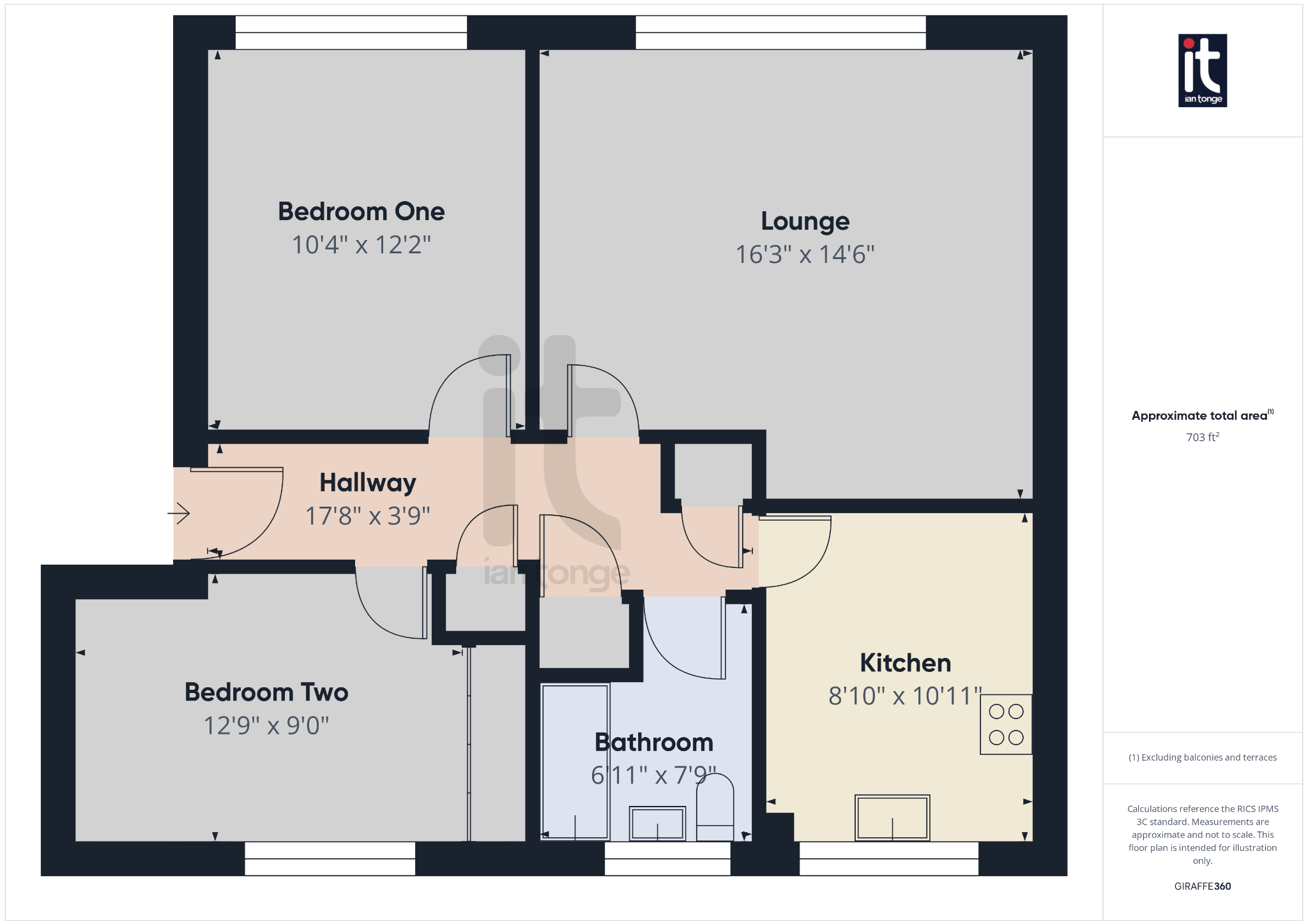 2 bedroom flat flat/apartment For Sale in Stockport - Floorplan 1.