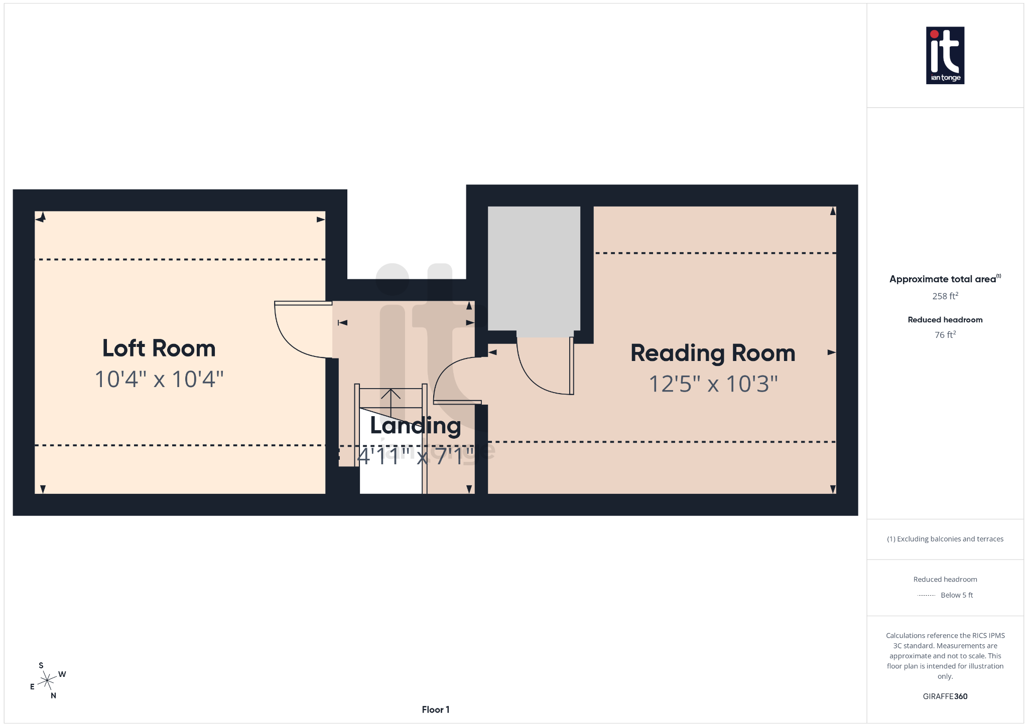 2 bedroom detached bungalow For Sale in Stockport - Floorplan 2.