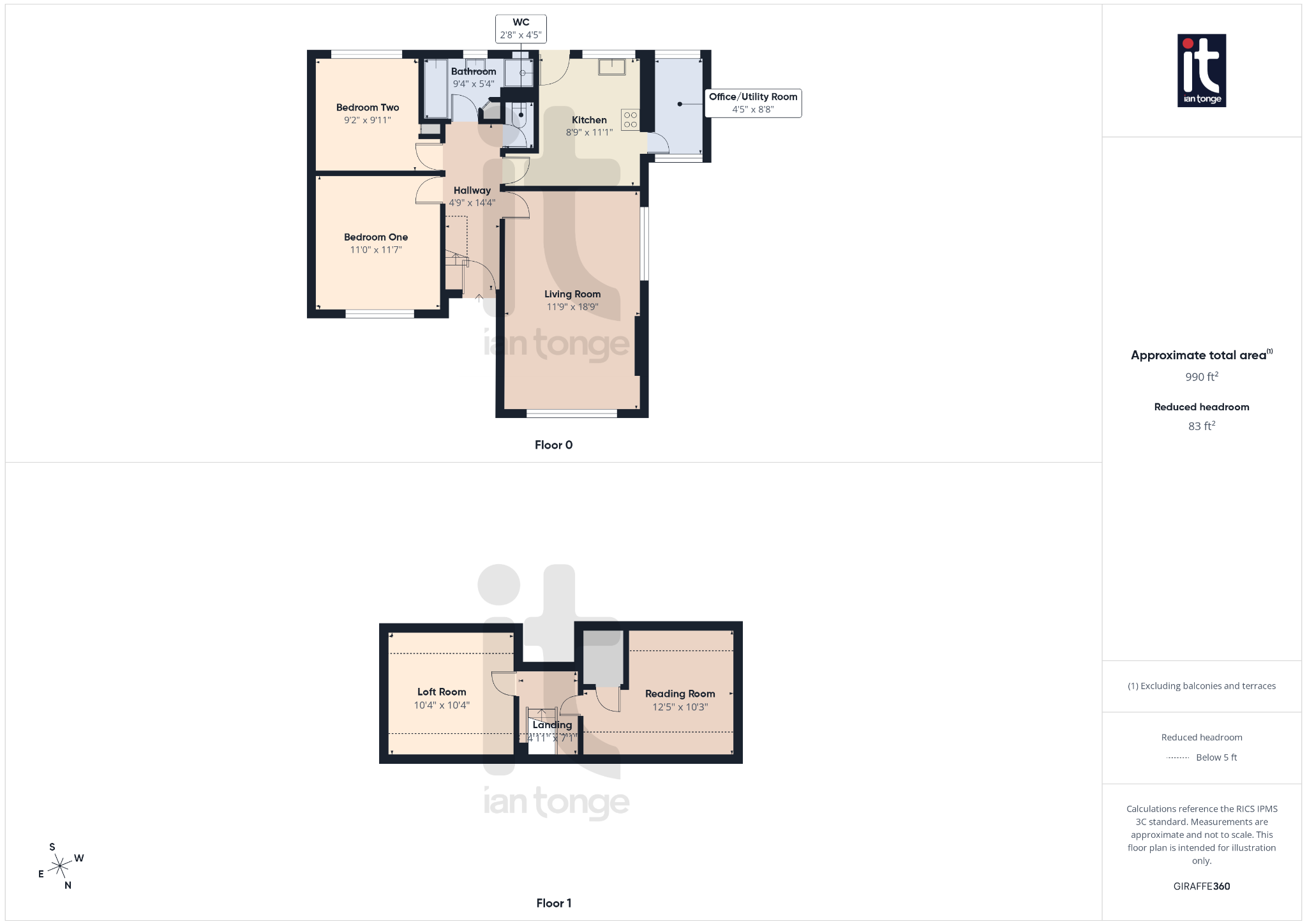 2 bedroom detached bungalow For Sale in Stockport - Floorplan 3.