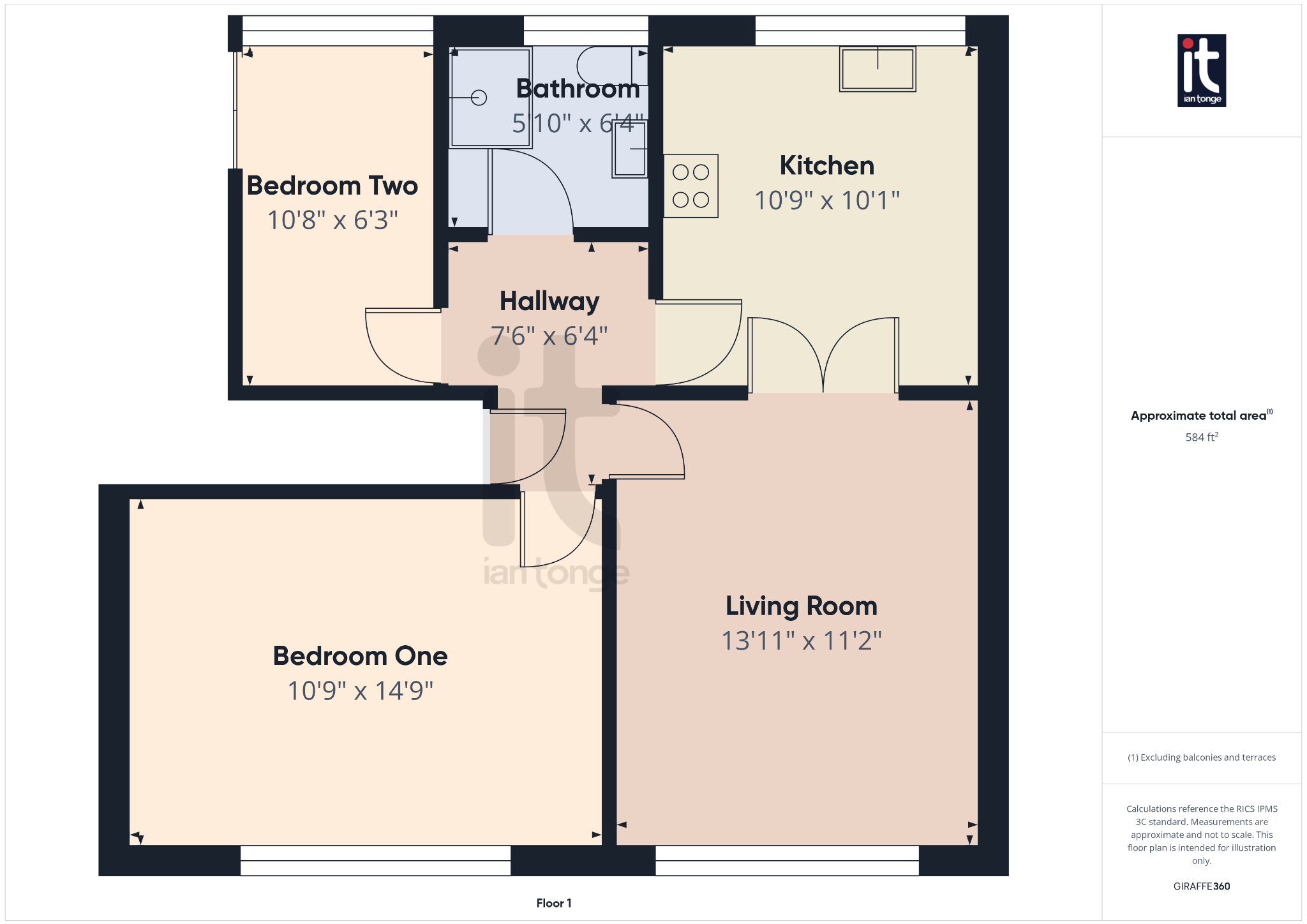 2 bedroom apartment flat/apartment For Sale in Stockport - Floorplan 2.