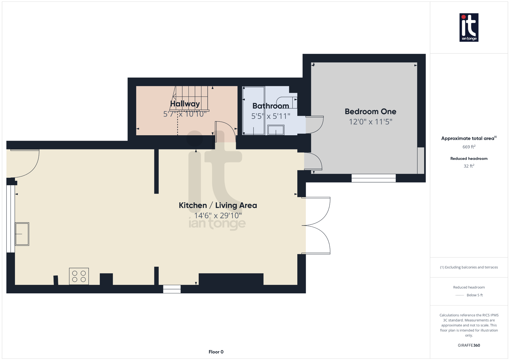 2 bedroom apartment flat/apartment To Let in Stockport - Floorplan 1.