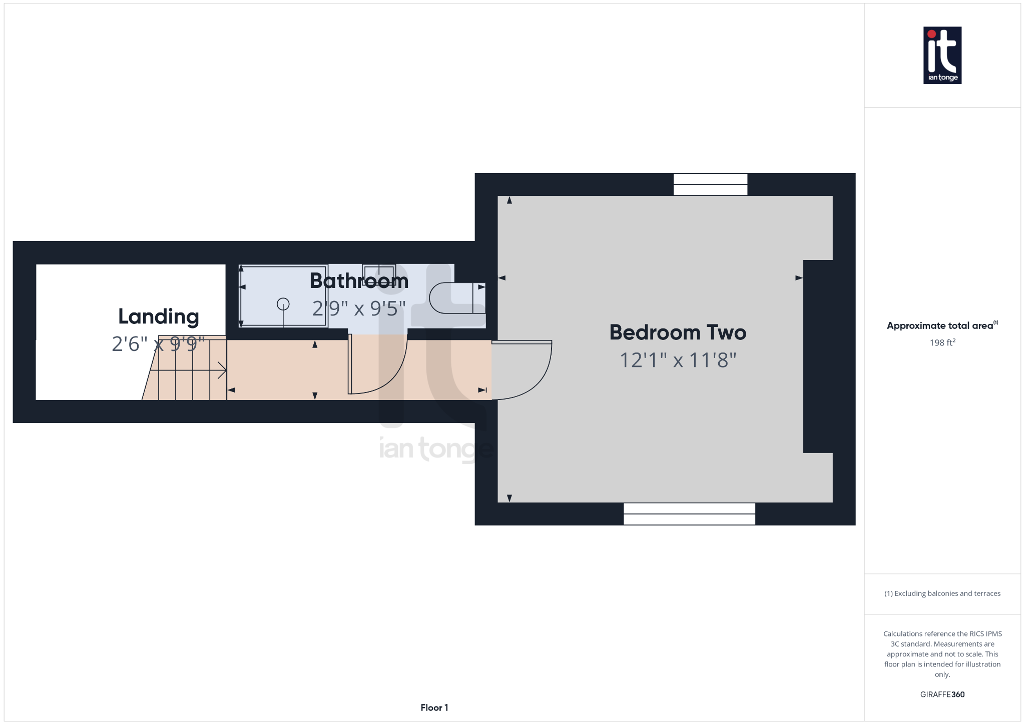 2 bedroom apartment flat/apartment To Let in Stockport - Floorplan 2.