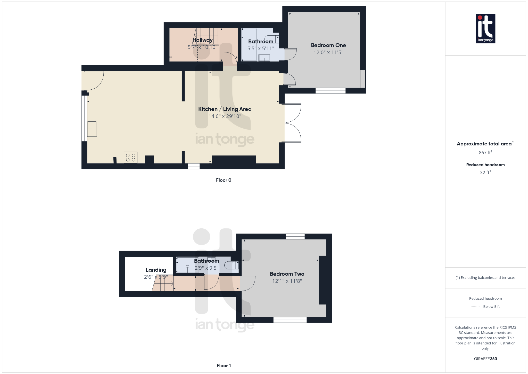 2 bedroom apartment flat/apartment To Let in Stockport - Floorplan 3.