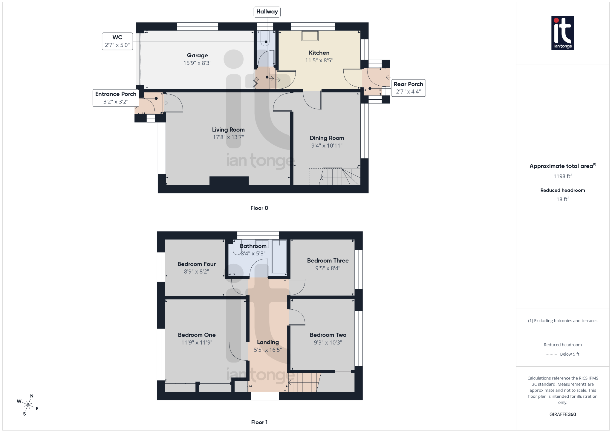 4 bedroom detached house For Sale in High Peak - Floorplan 3.