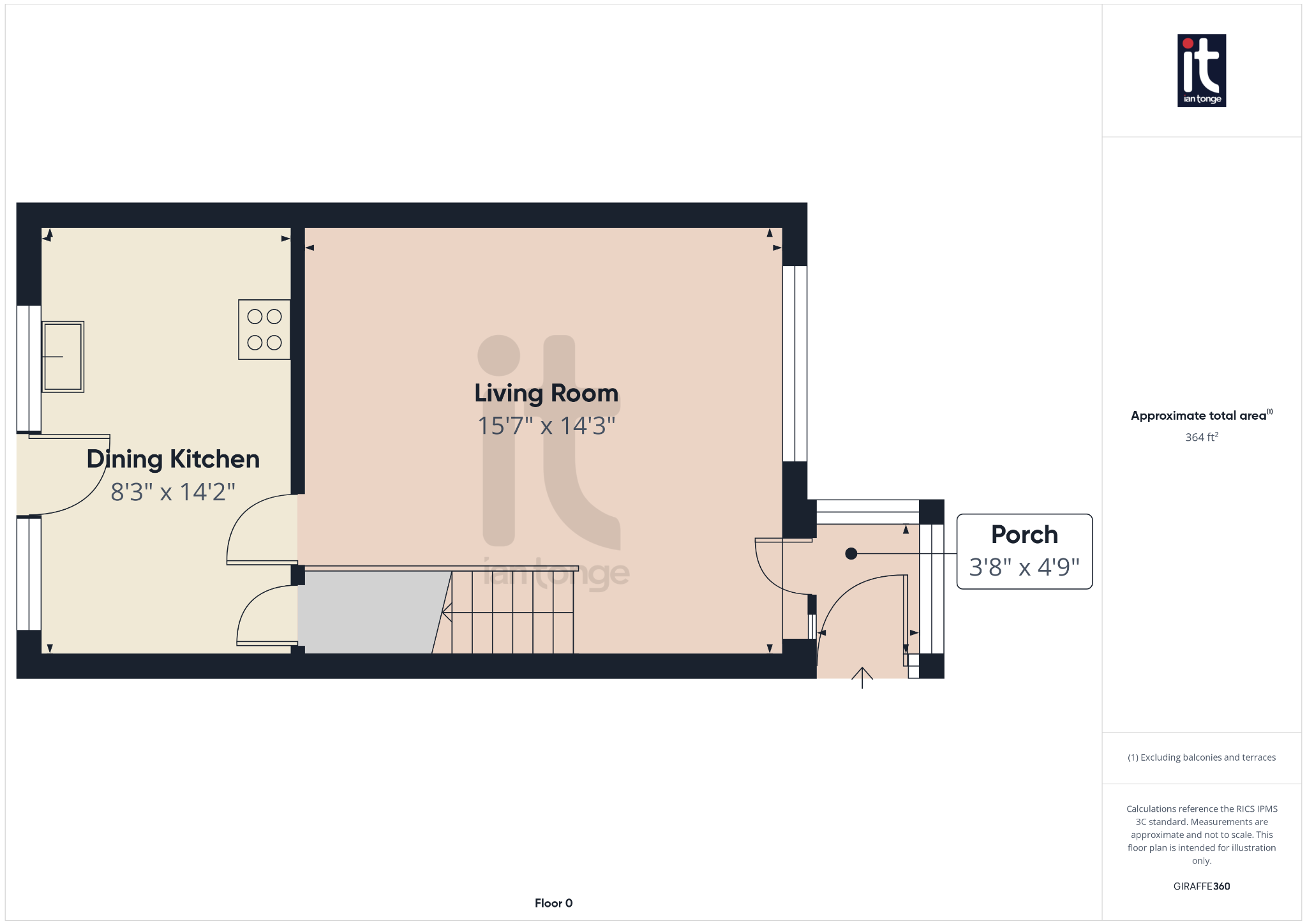 3 bedroom semi-detached house For Sale in Stockport - Floorplan 2.