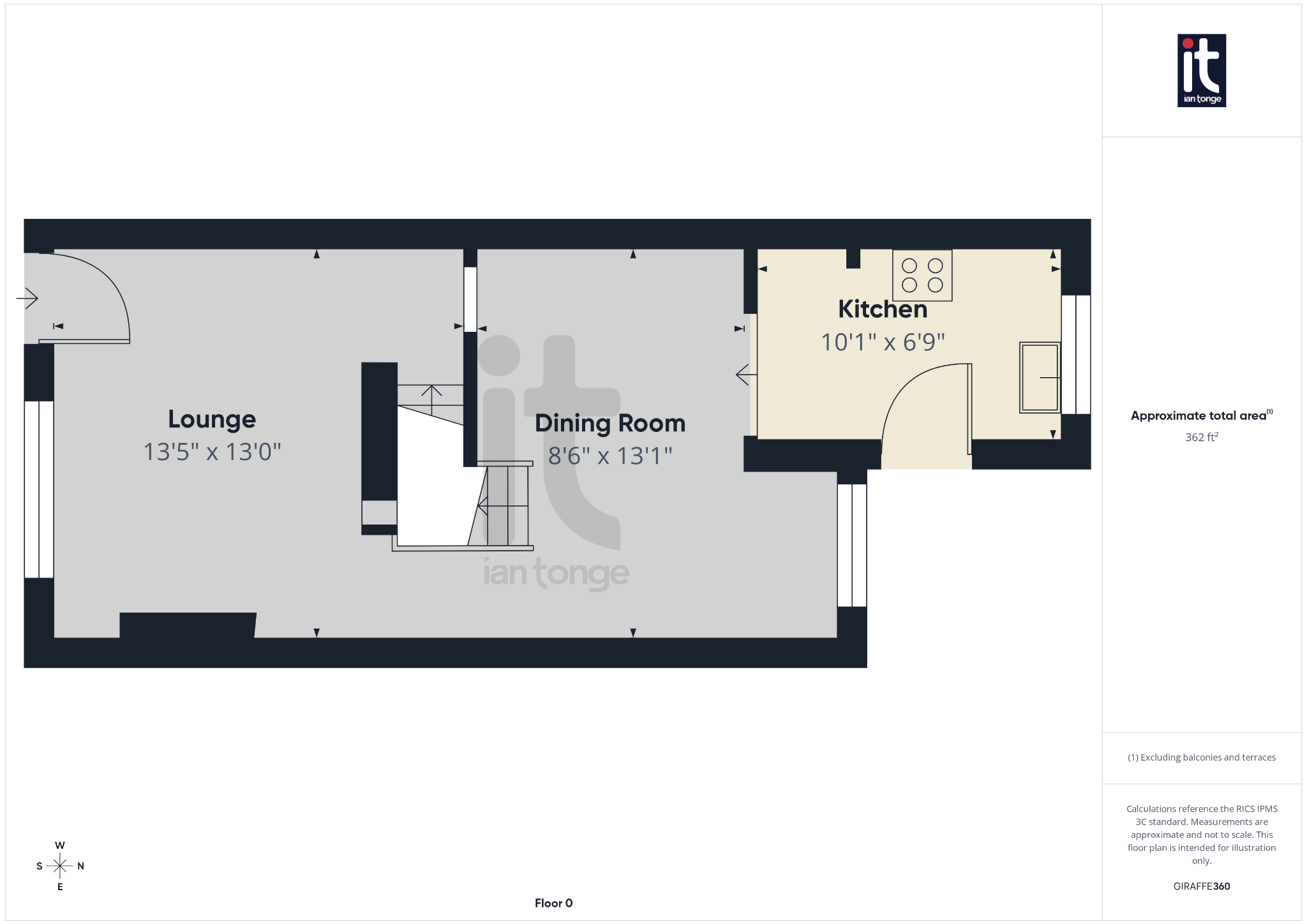 2 bedroom mid terraced house For Sale in Stockport - Floorplan 3.