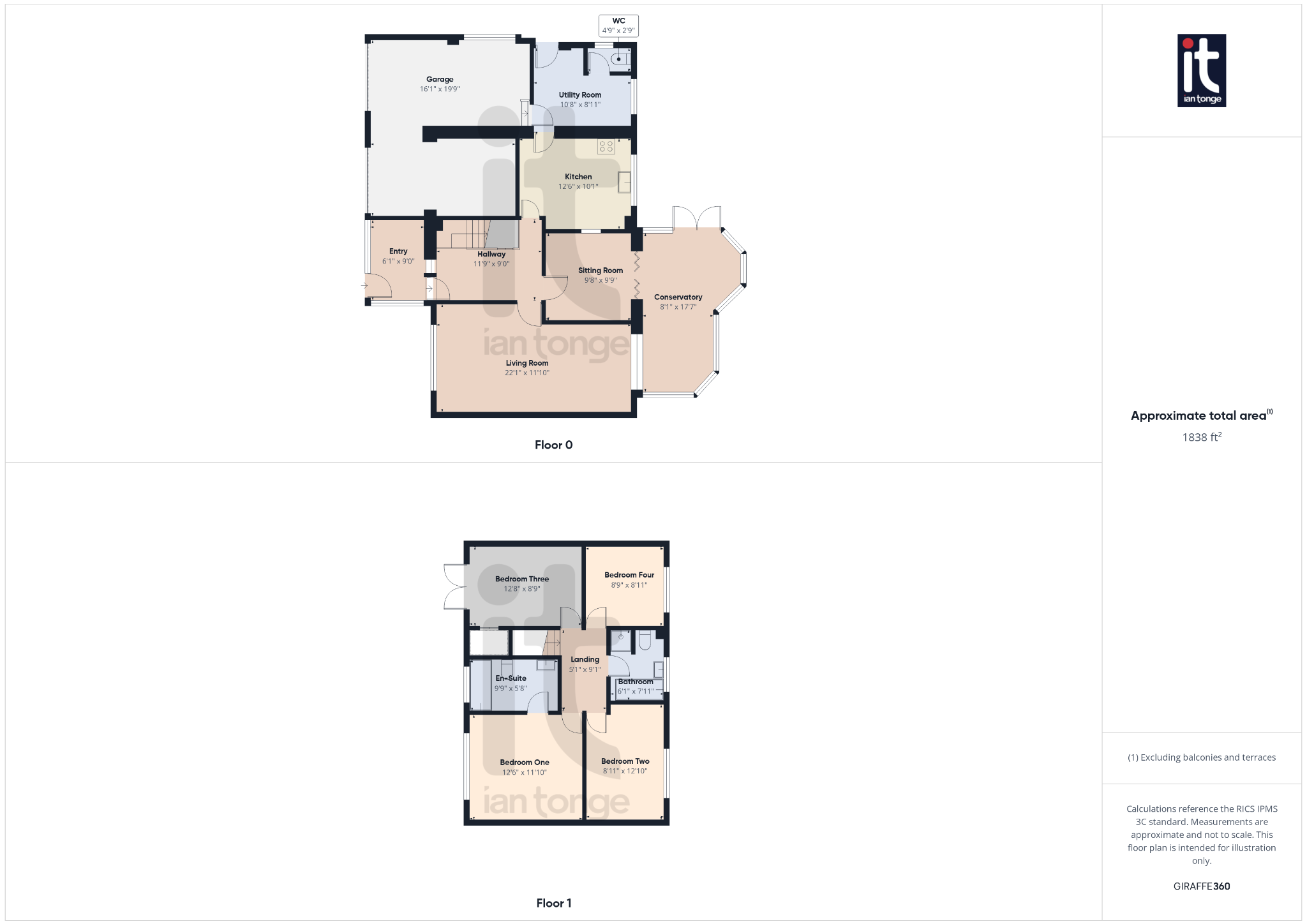 4 bedroom detached house For Sale in High Peak - Floorplan 3.