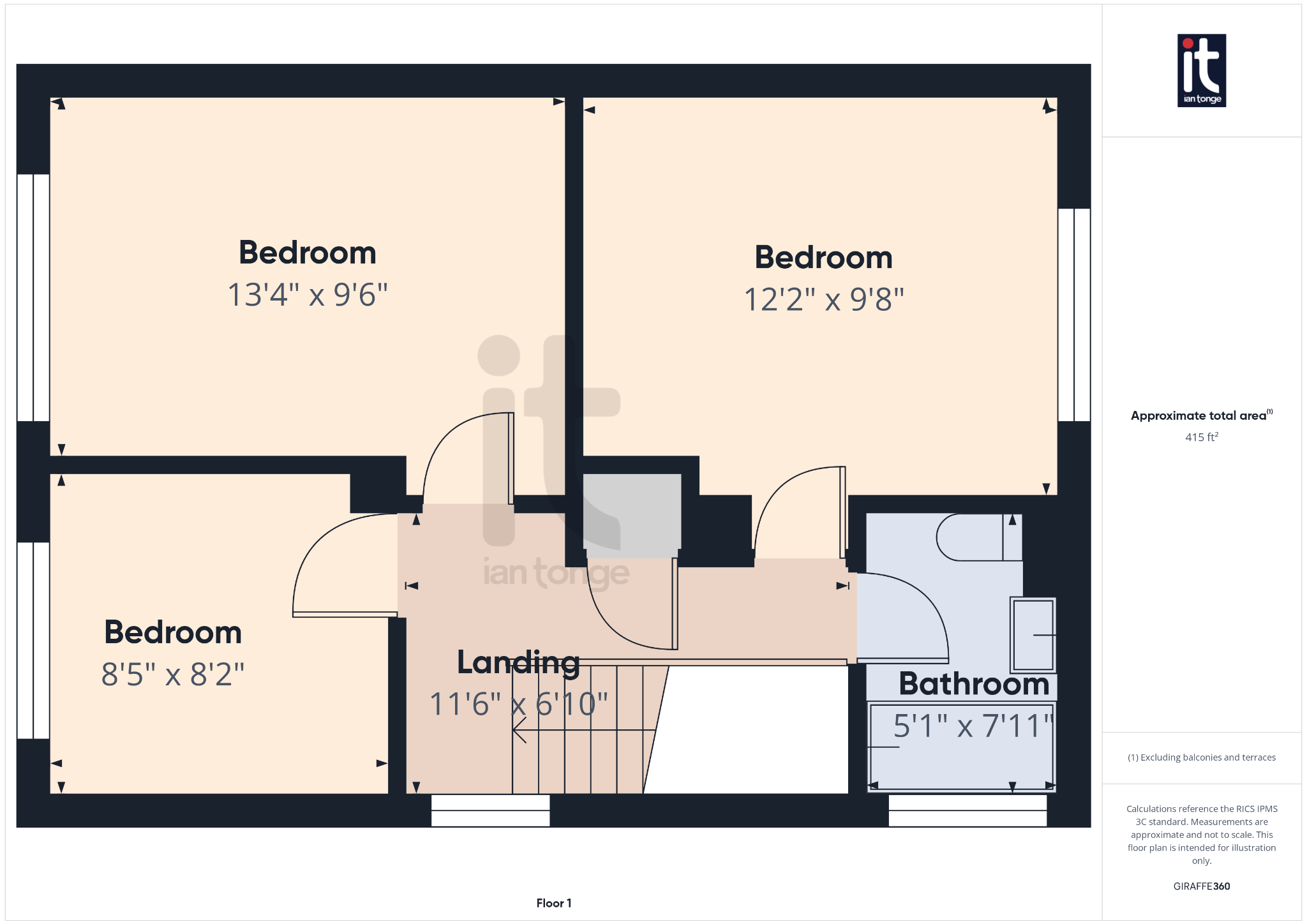 3 bedroom detached house For Sale in Stockport - Floorplan 3.