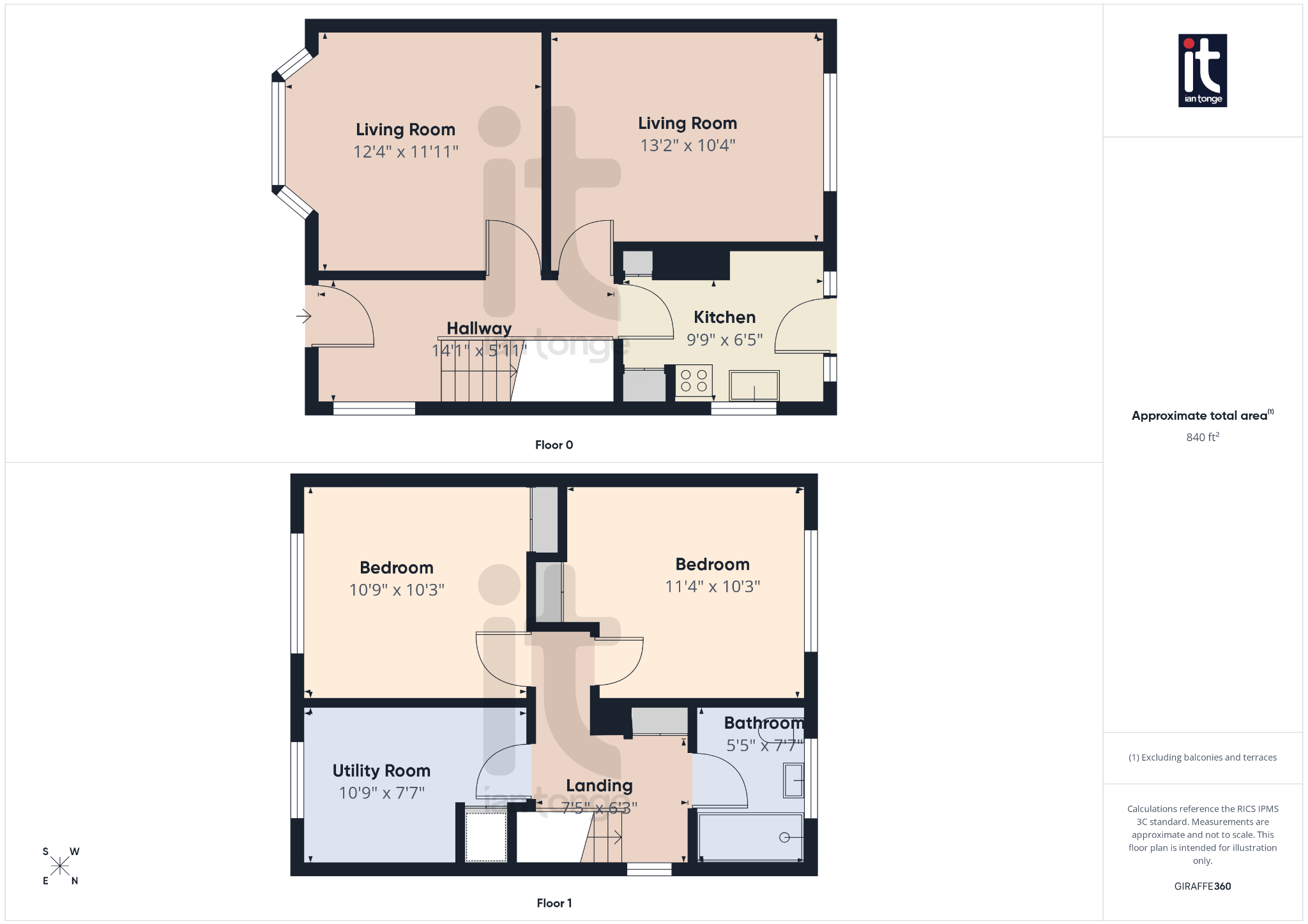 3 bedroom semi-detached house For Sale in Stockport - Floorplan 1.