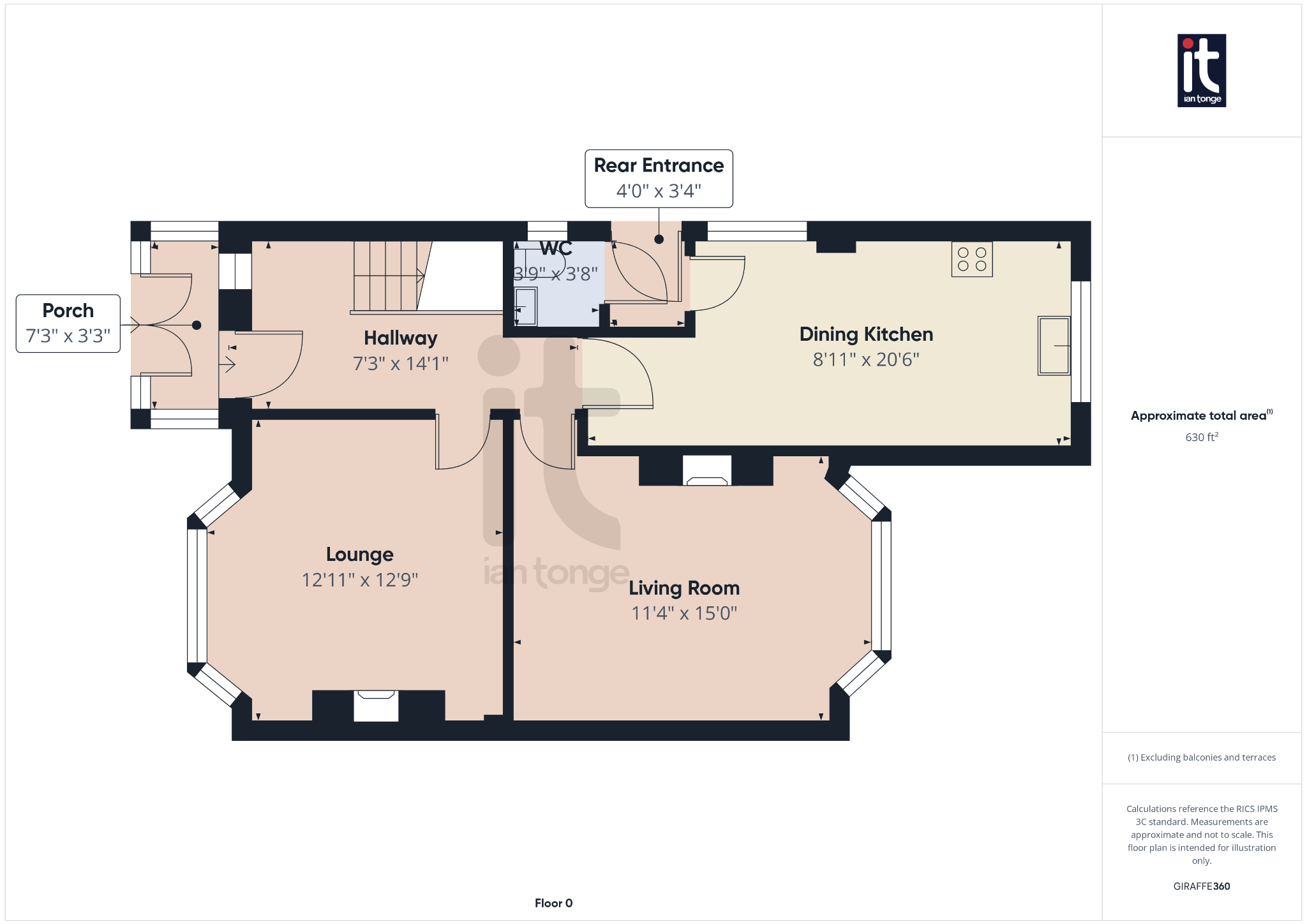 3 bedroom semi-detached house For Sale in Stockport - Floorplan 2.