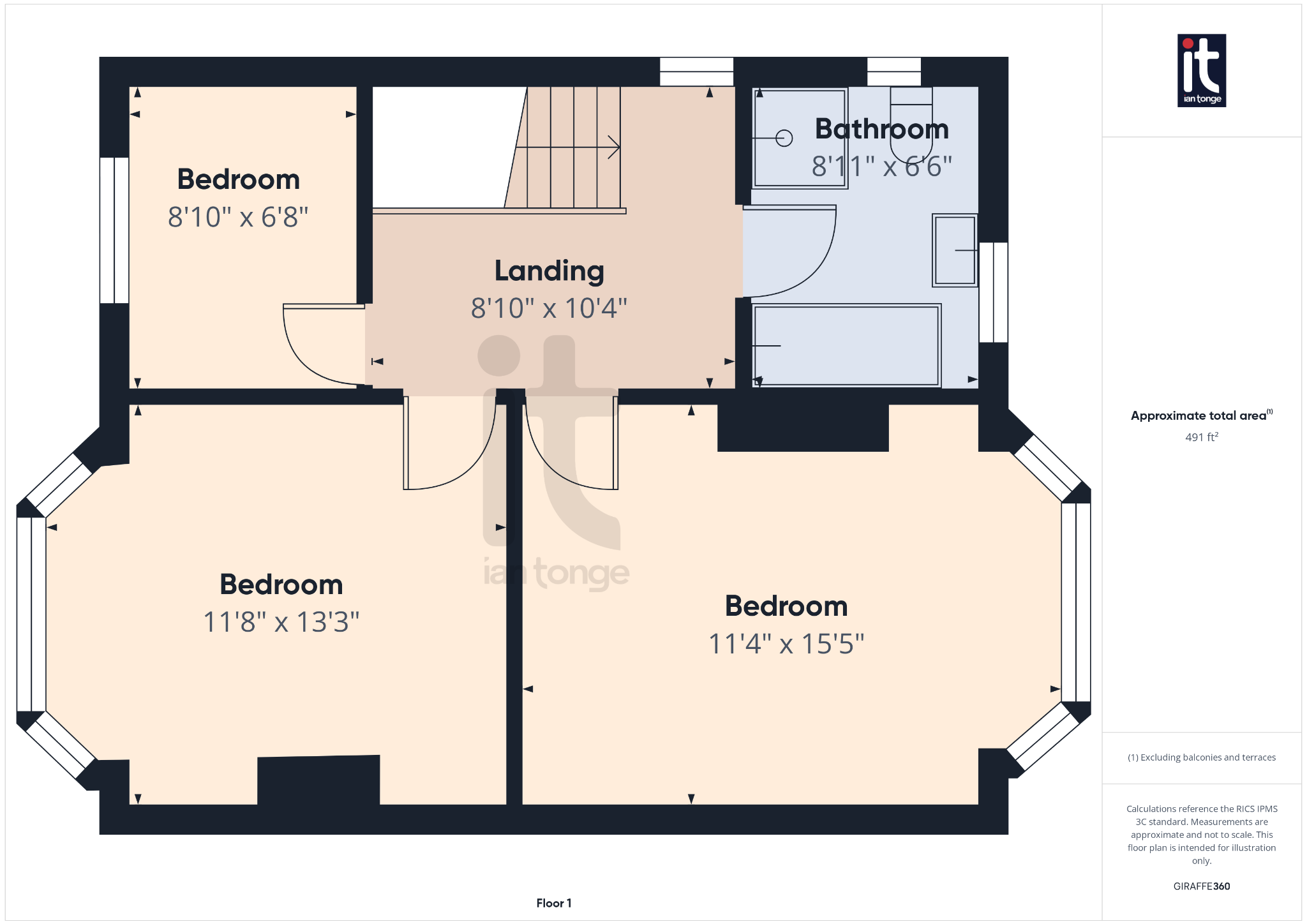 3 bedroom semi-detached house For Sale in Stockport - Floorplan 3.